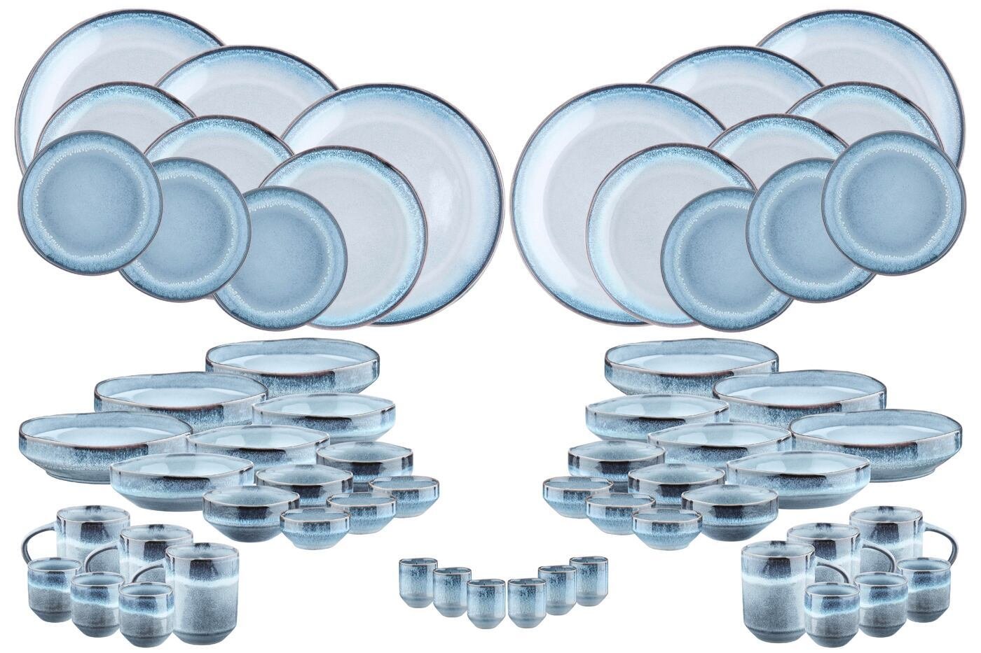 Full service plus genesis - 60 pieces - sea BJORN Blue