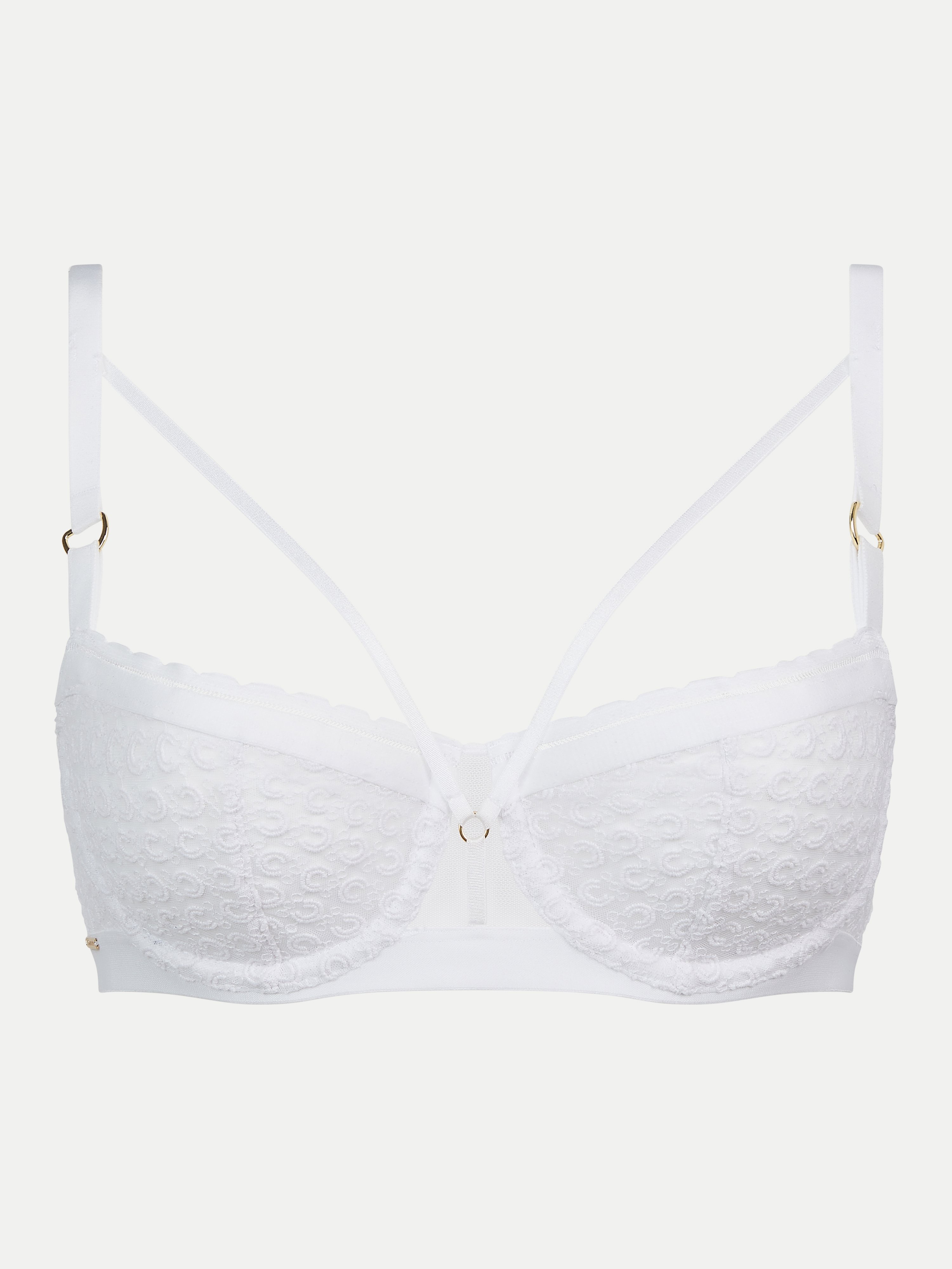A Fleur De Toi demi-cup bra White
