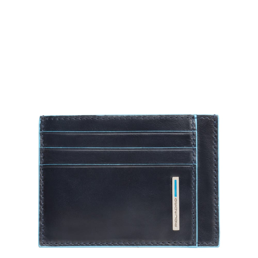 - 100% leather, - 6 cardholder slots, - 1 central compartment, - Size: L10 x H7 cm. PIQUADRO