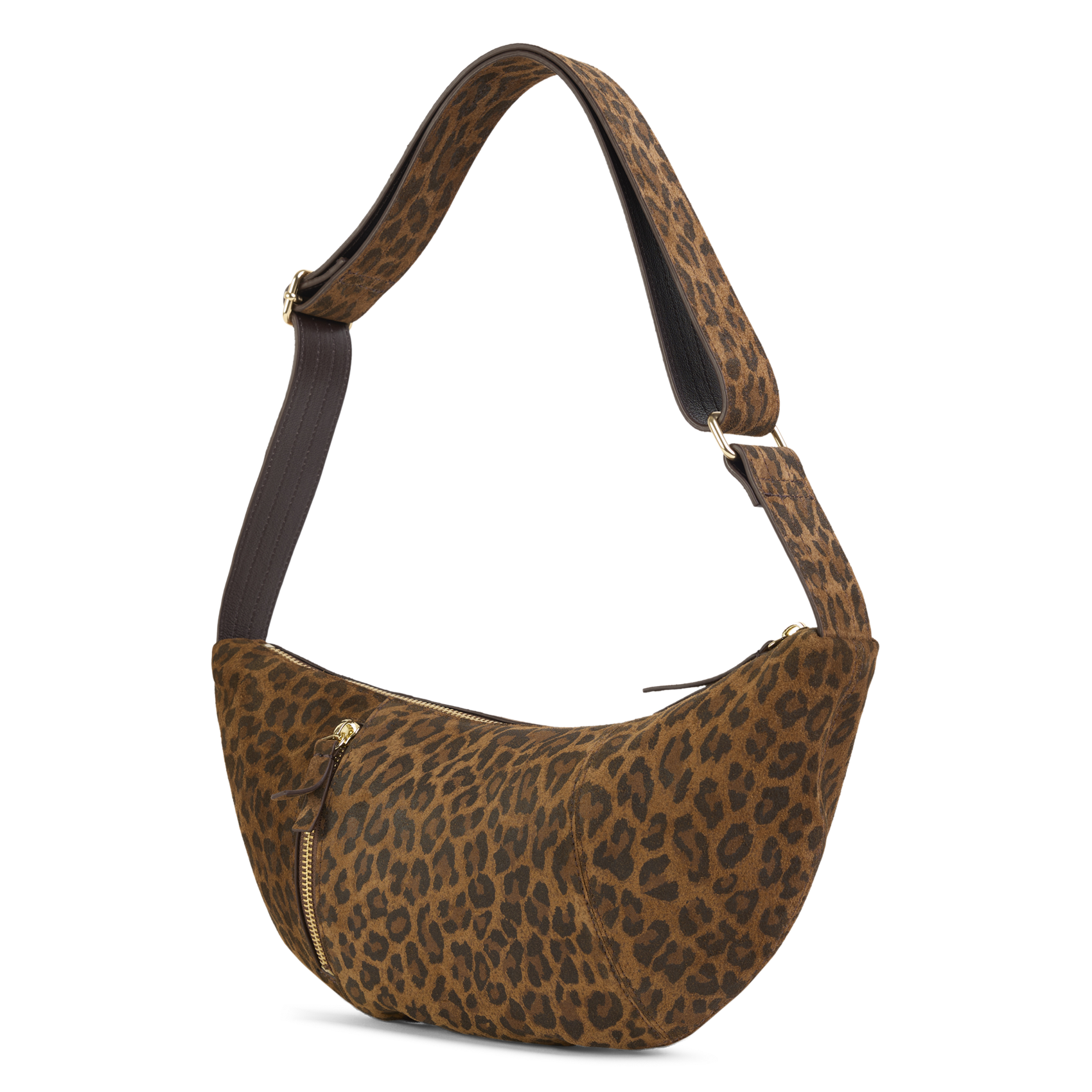 Sac bandoulière léopard NAT & NIN Marron