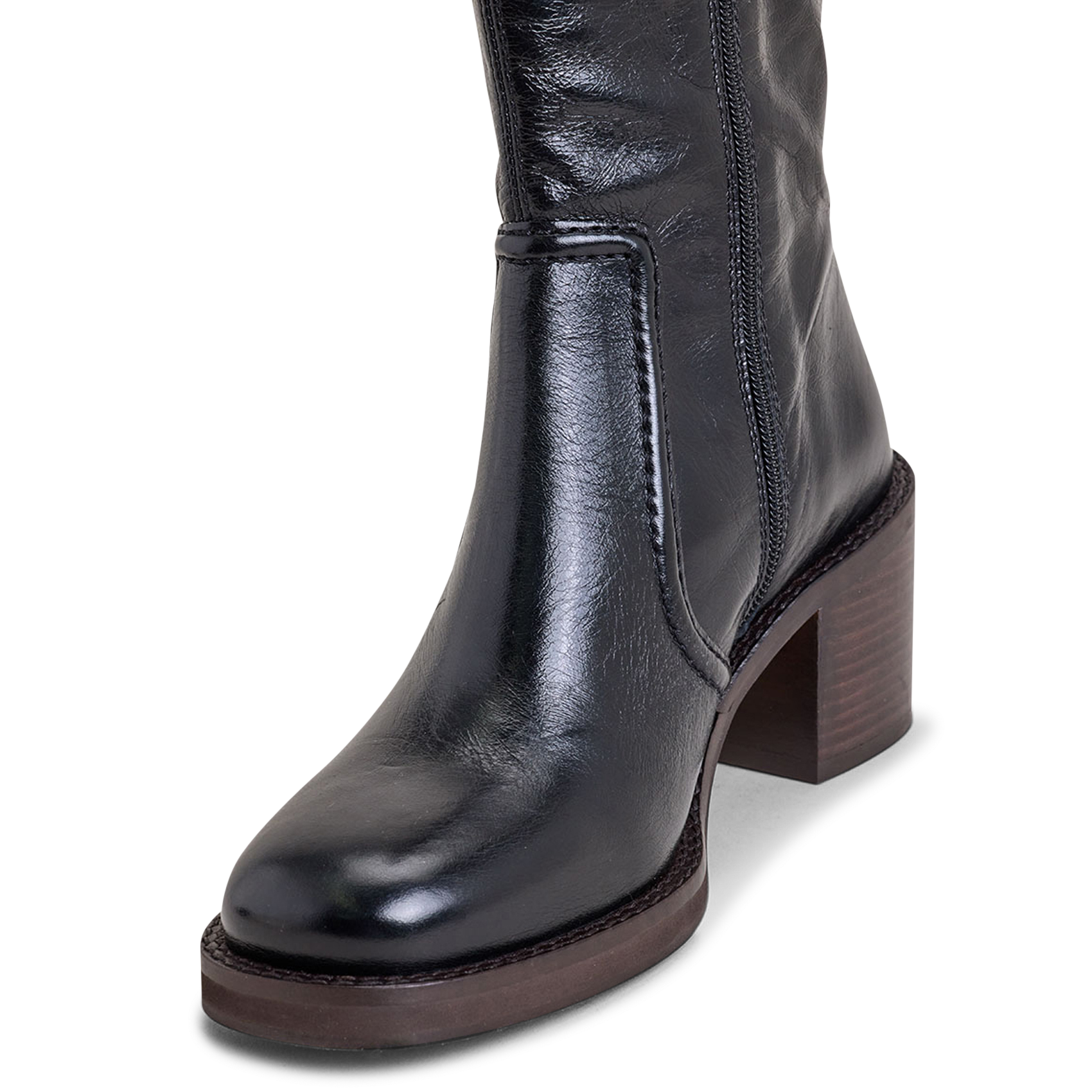 Bottes en cuir JONAK Noir
