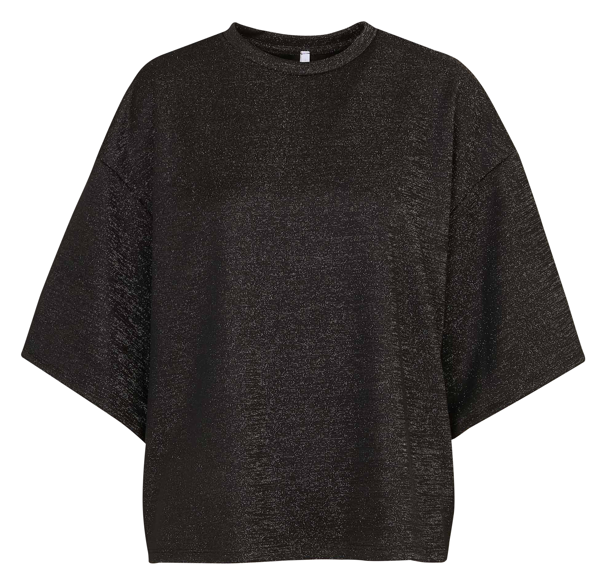 Oversized flowy sequined T-shirt IMPERIAL Black