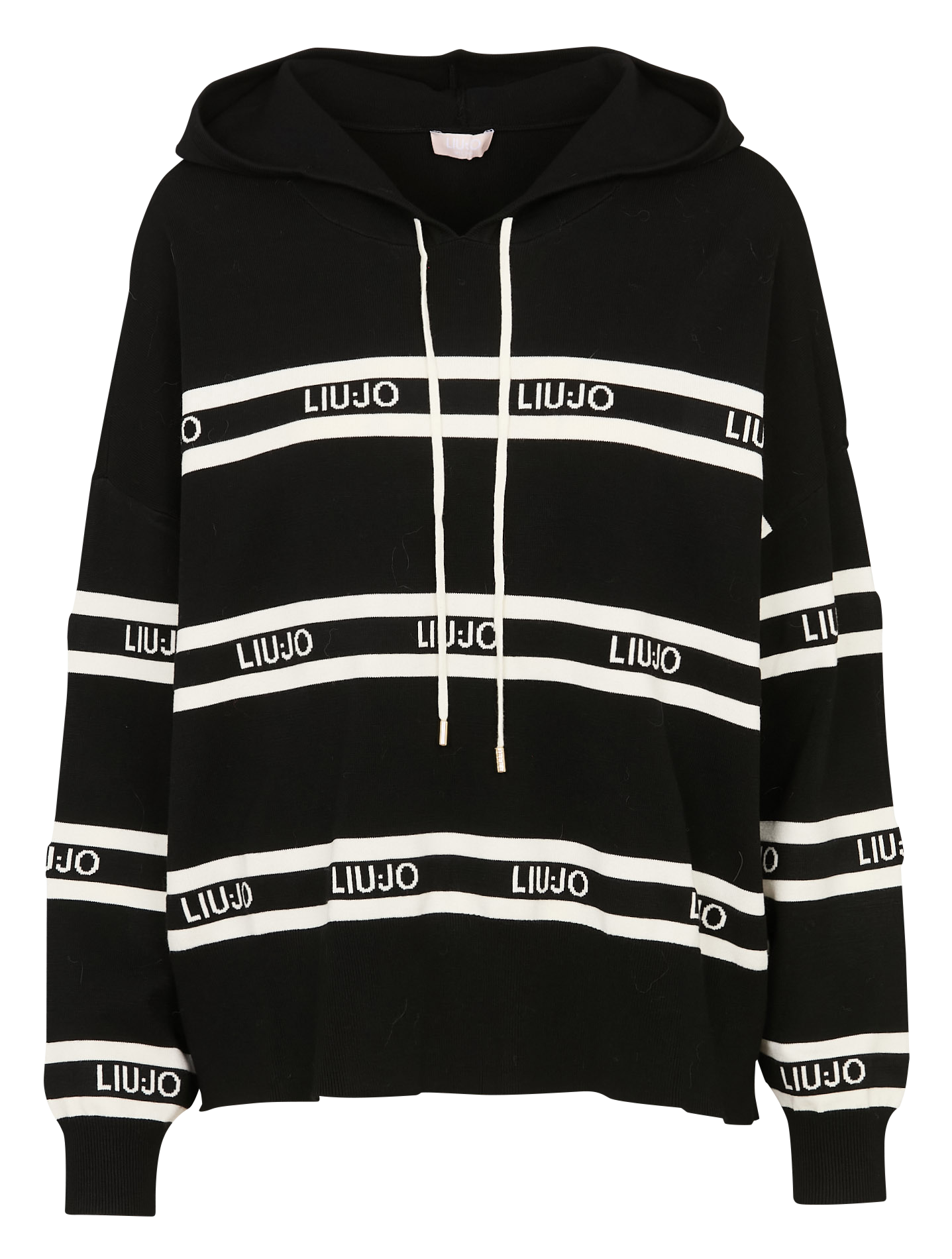 Pull à capuche oversize LIU JO Noir