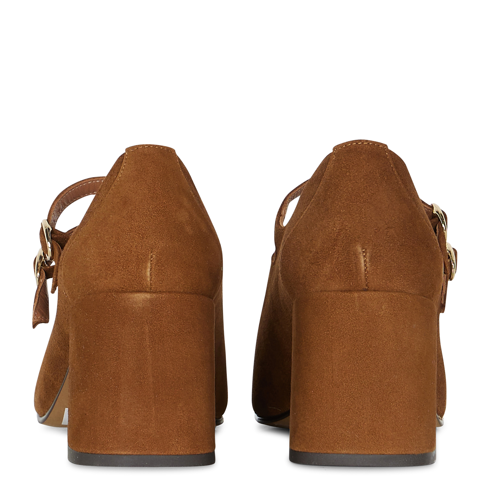 Babies en cuir velours MELLOW YELLOW Marron