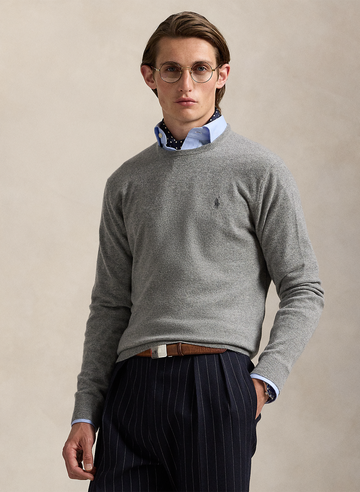 Pull col rond en laine POLO RALPH LAUREN