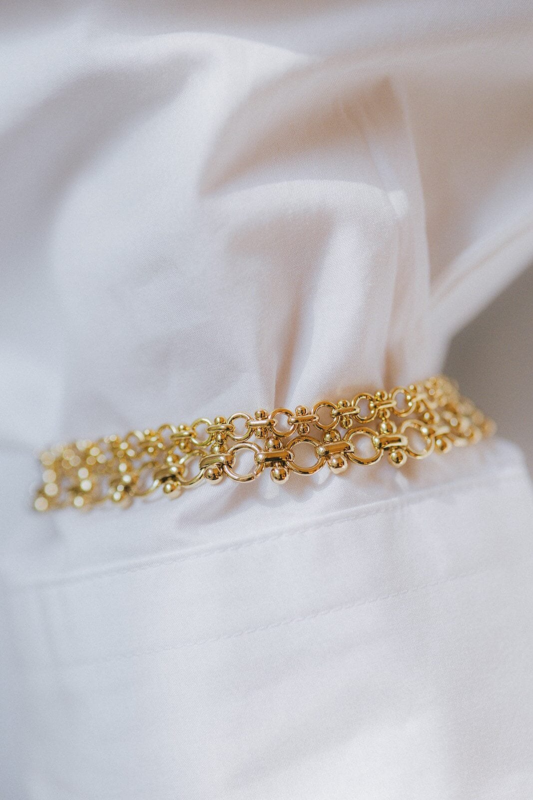 Maxi silver-plated bracelet MONSIEUR SIMONE Silver