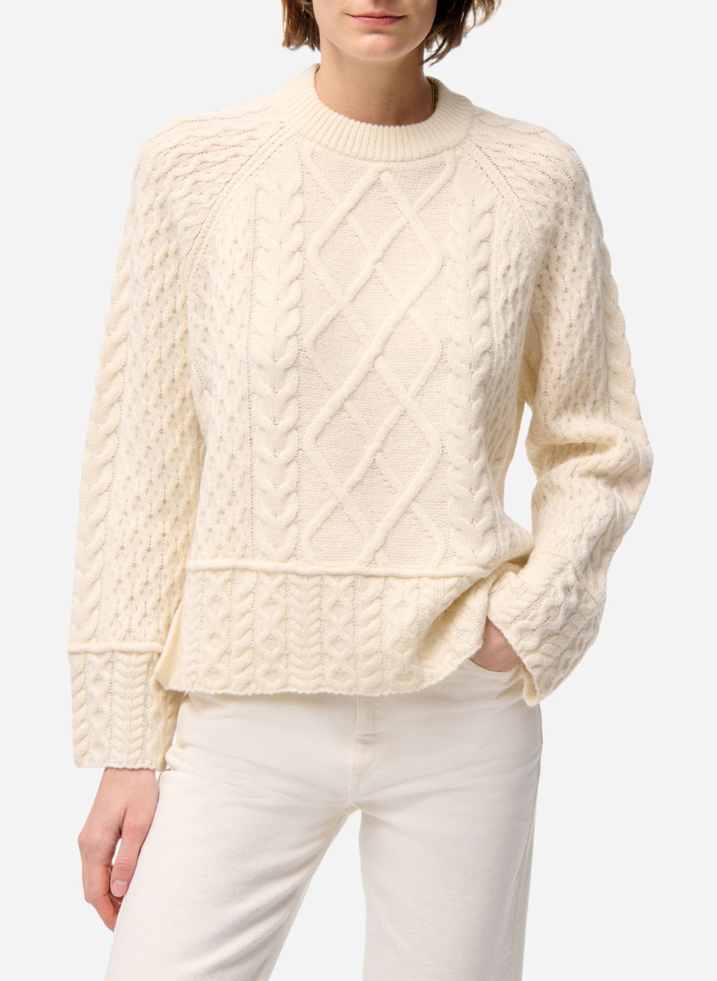 Alpaca wool sweater VANESSA BRUNO Beige