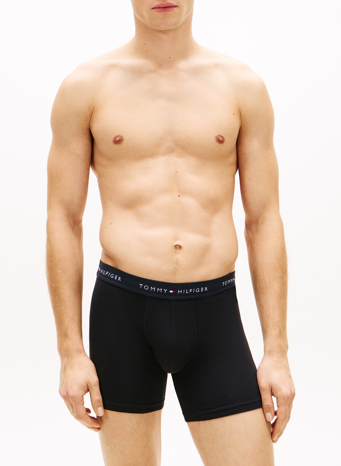 Lot de trois boxers en coton TOMMY HILFIGER Gris