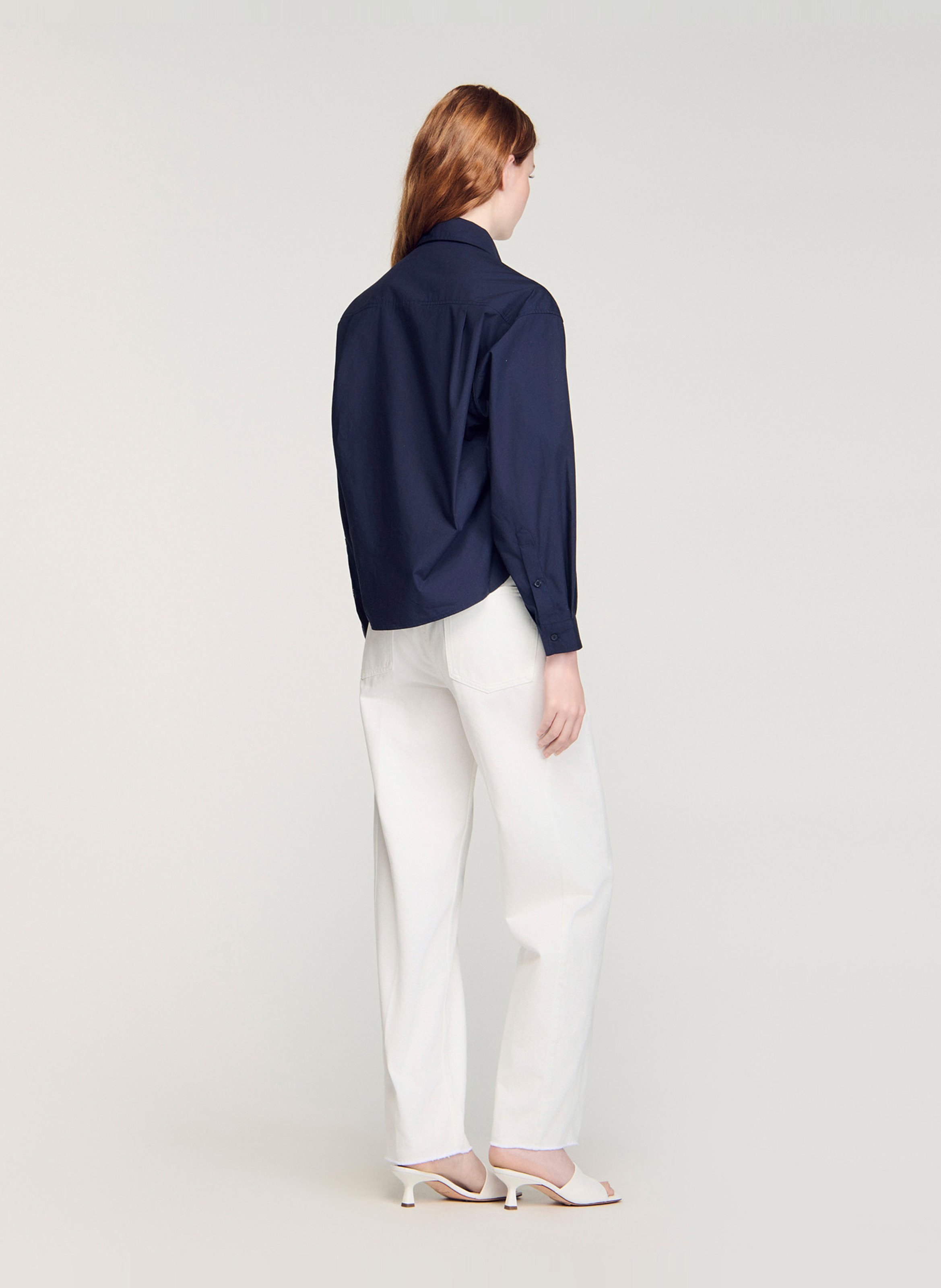 T-shirt SANDRO Blauw