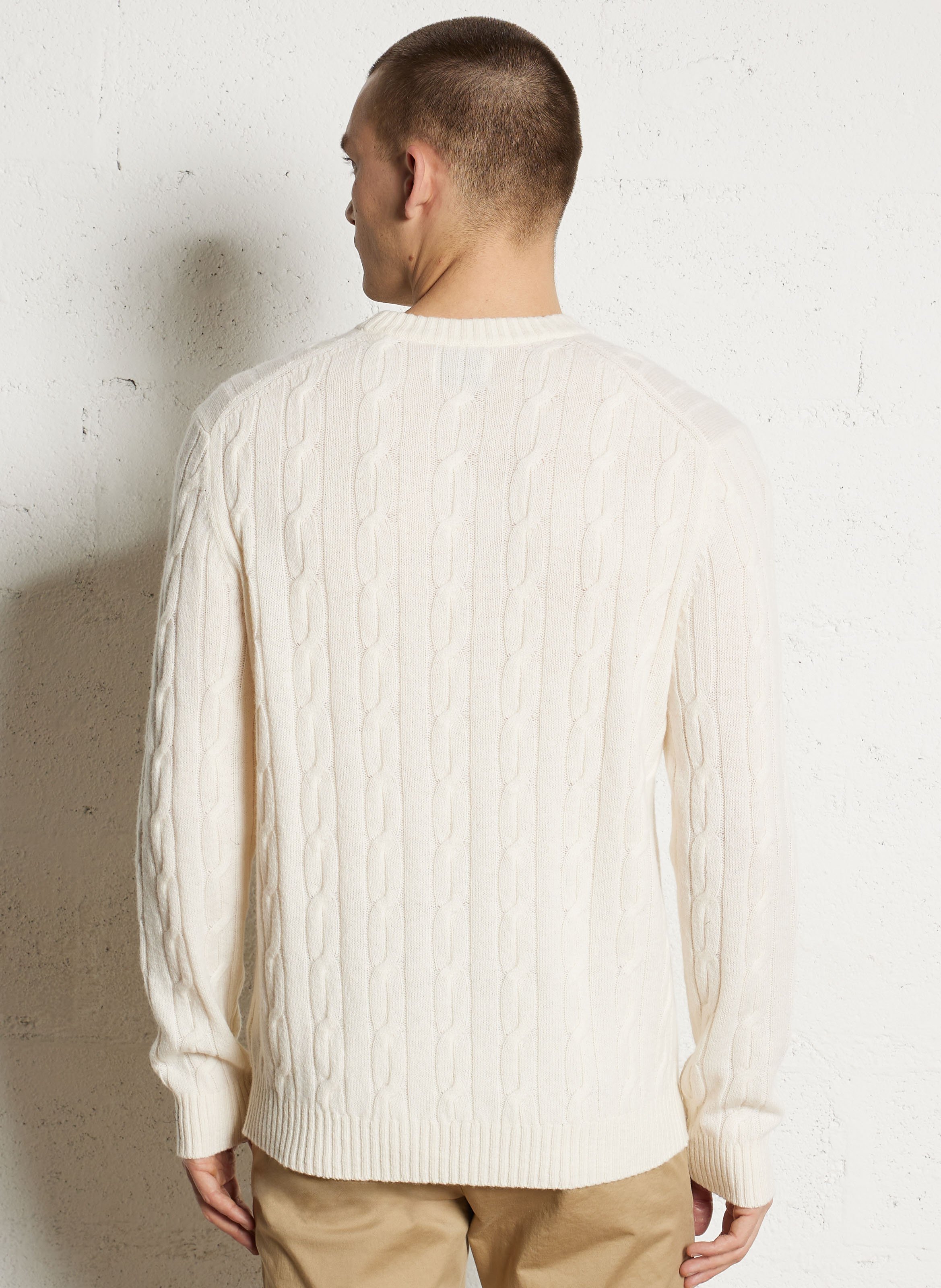 Woleg round-neck oversized wool sweater GANT Beige