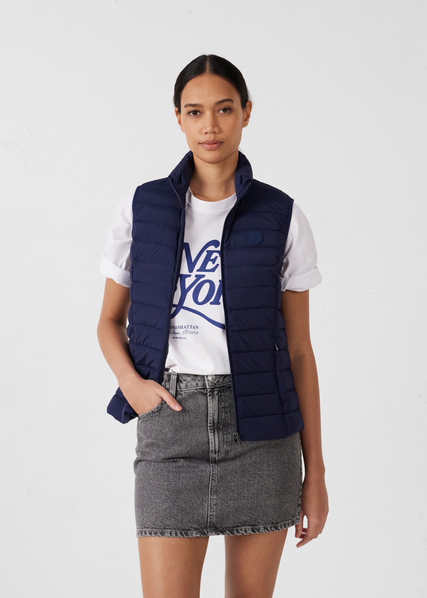 Doudoune sans manches stretch grenada JOTT Bleu