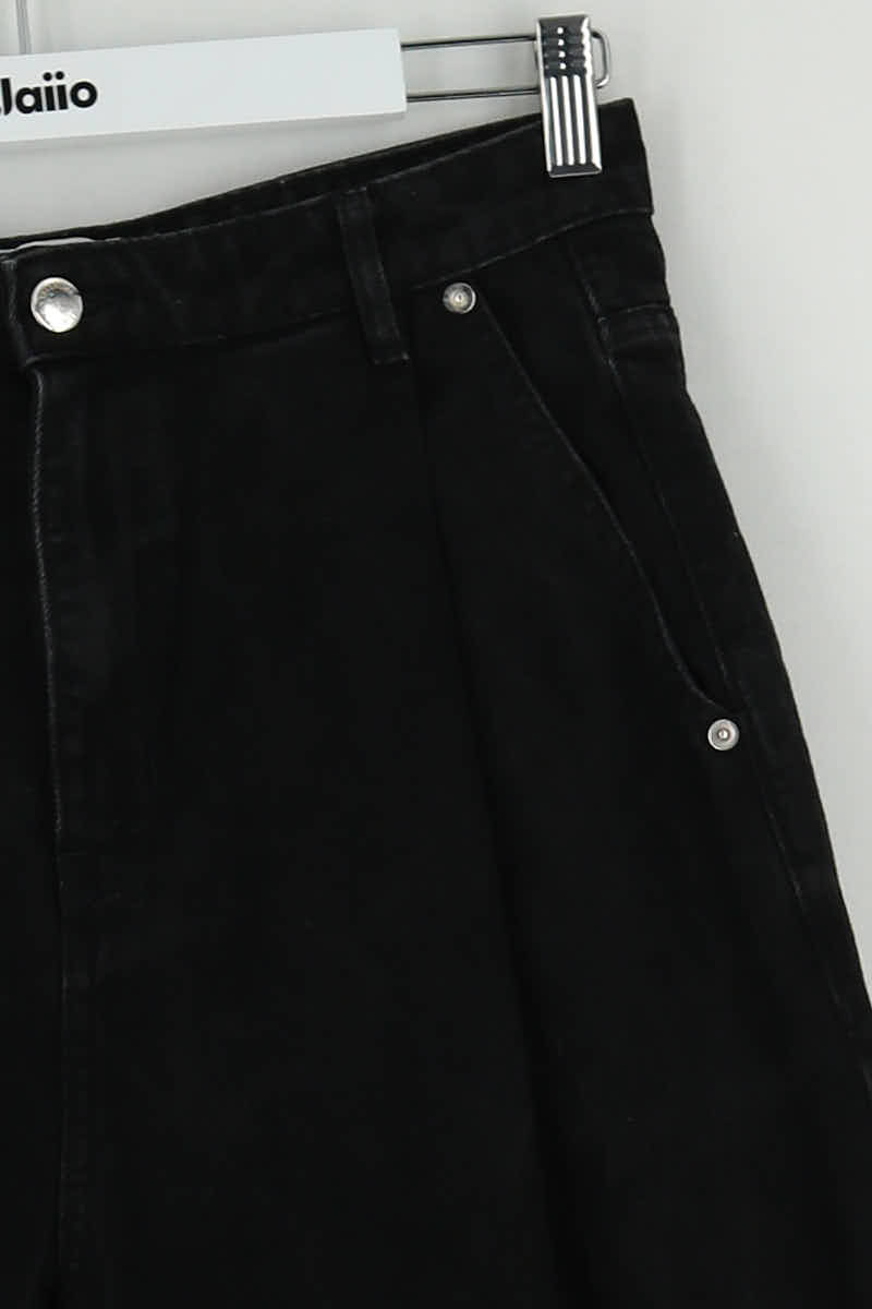 Straight cotton-blend pants VALENTINE GAUTHIER- SECONDE MAIN Black