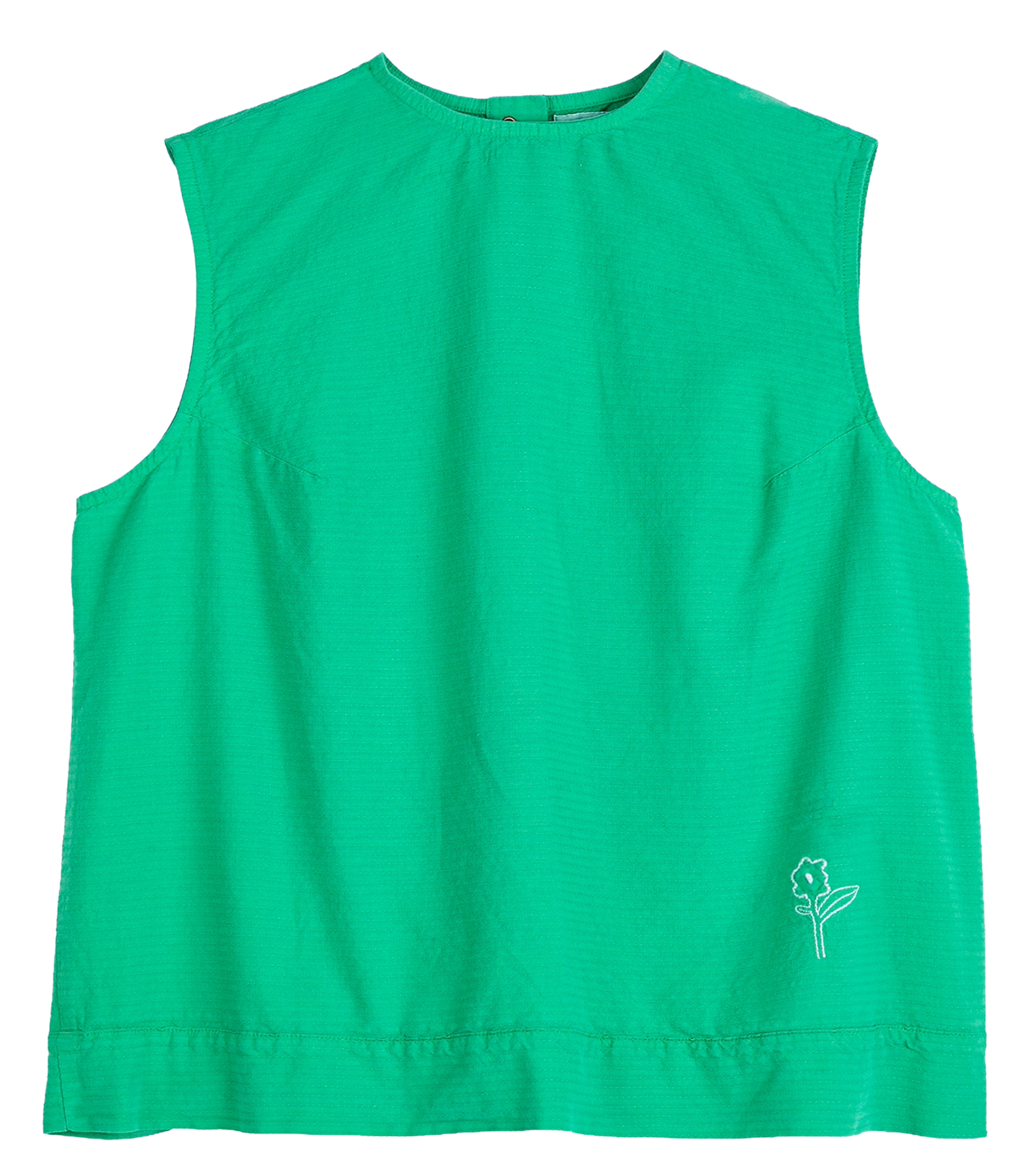 Top sans manches col rond uni BOBO CHOSES Vert