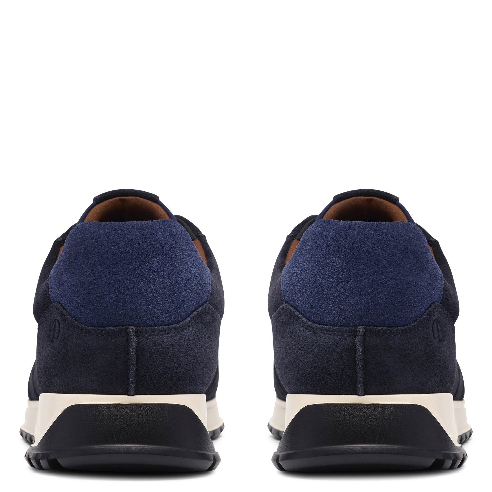 Lage sneakers van veloursleer CLARKS Blauw