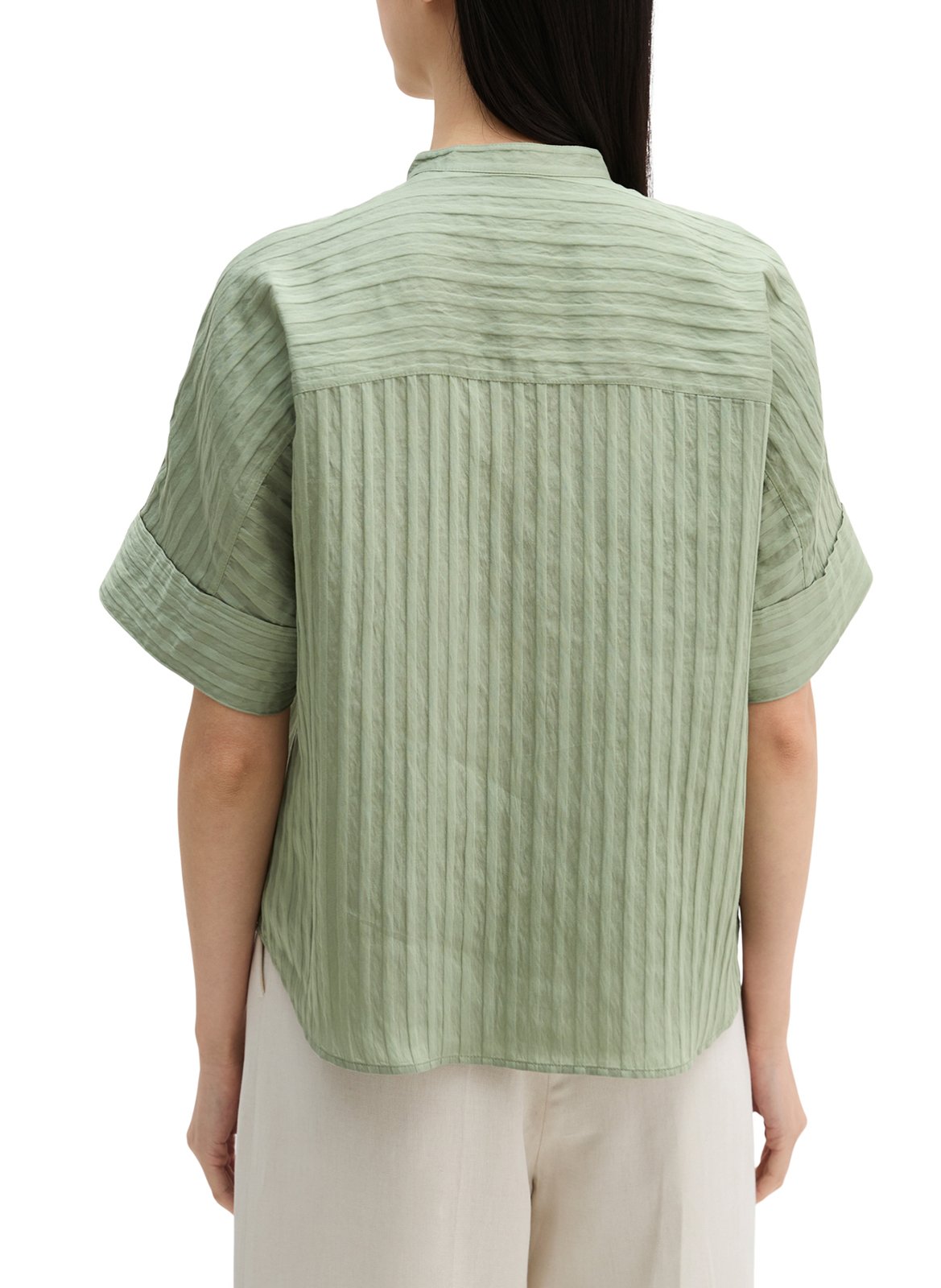 Chemise droite col mao  MARC O'POLO Vert