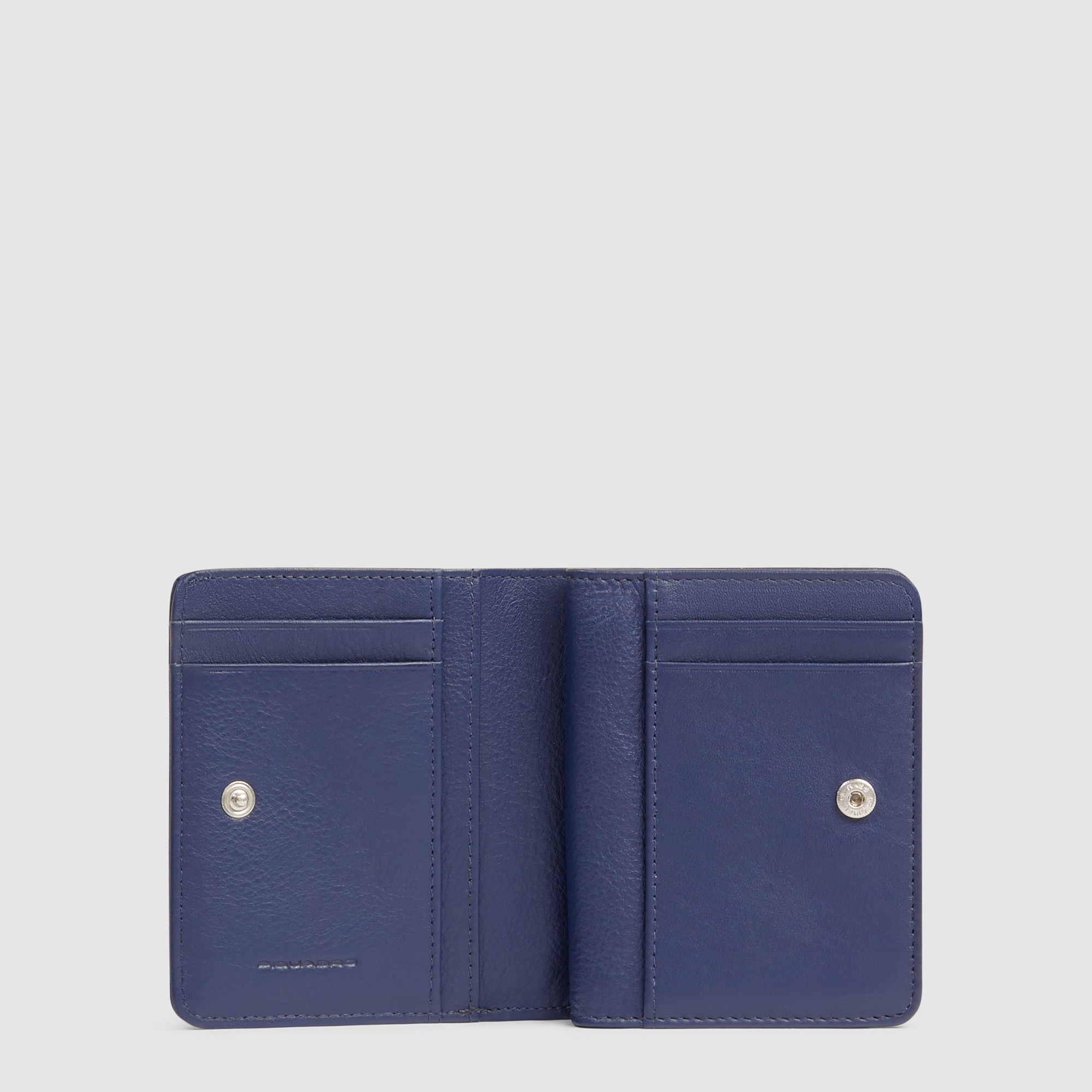Petite taille, portefeuille pour femmes à deux volets PIQUADRO Blue