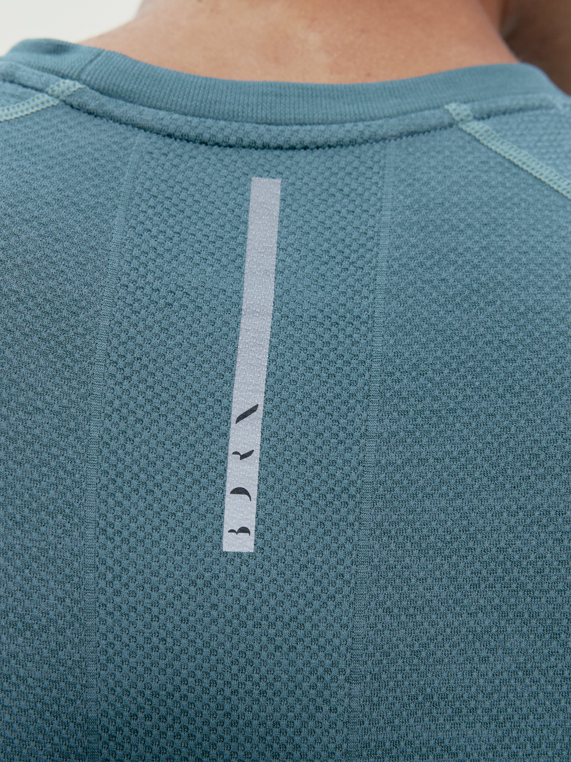 Short-sleeve performance sports t-shirt Blue