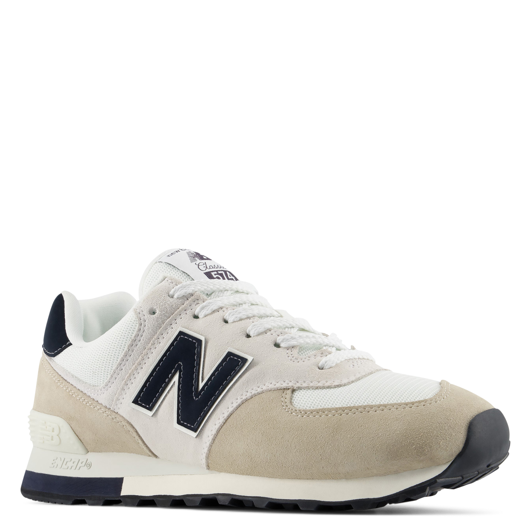 Niedrige Sneaker aus Leder-Mix NEW BALANCE Beige