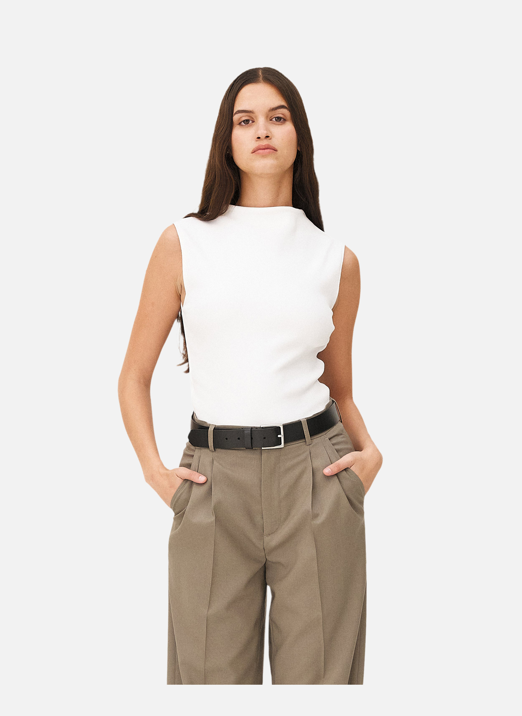 Casual top ELBA ECRU | White Noyoco Men