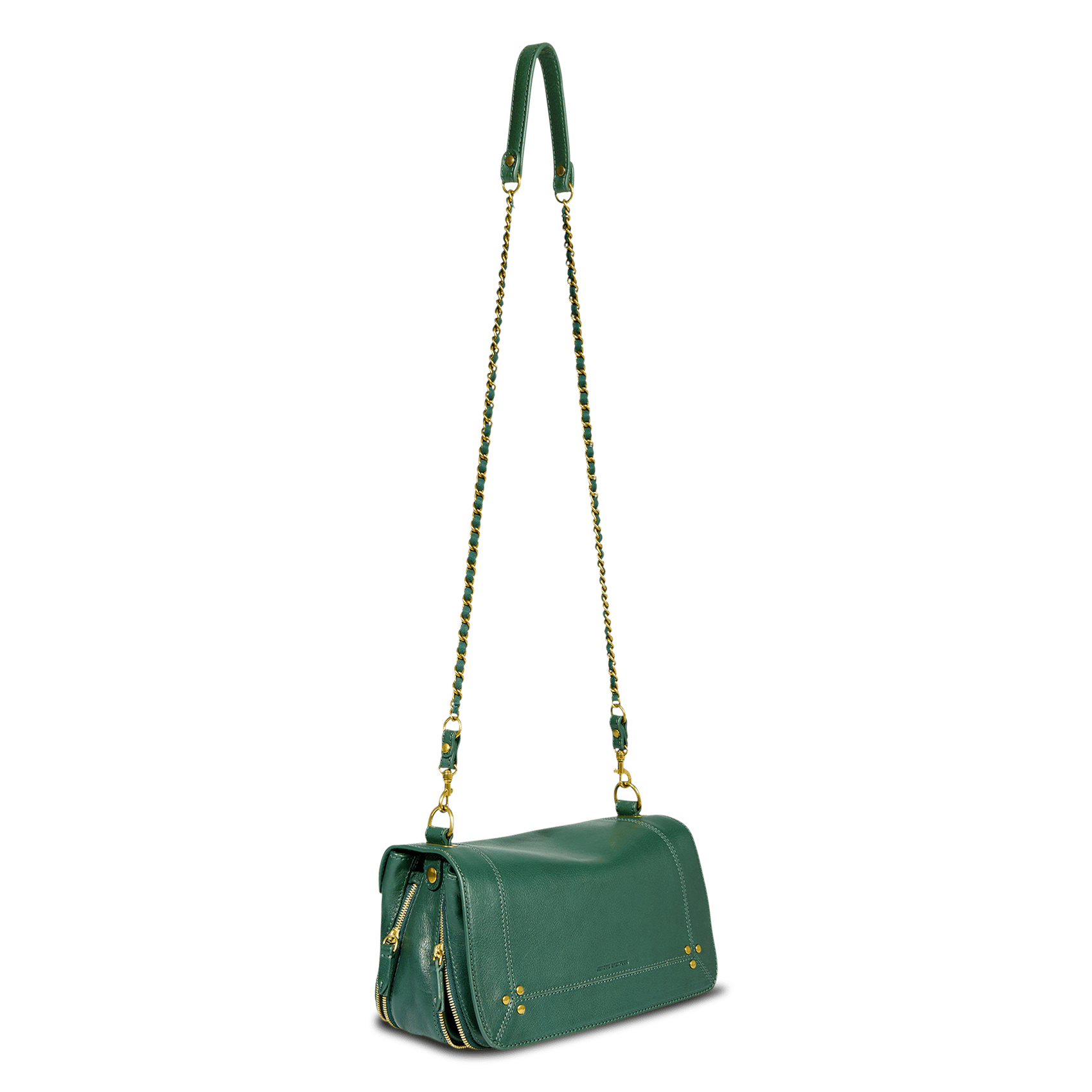Brieftasche aus Leder JEROME DREYFUSS Khaki