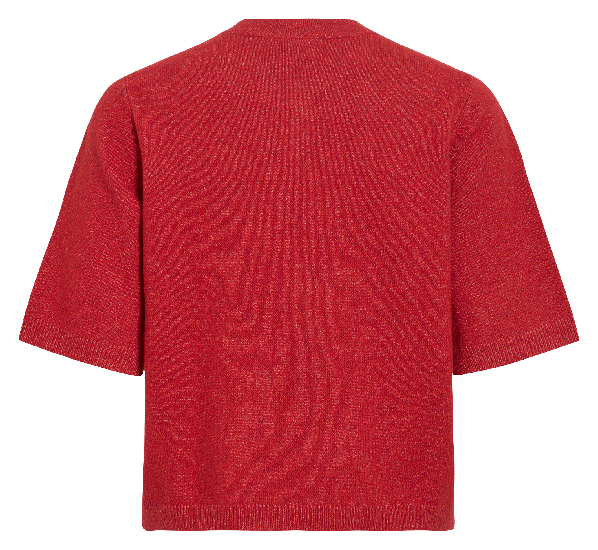 Gilet col rond VILA Rouge