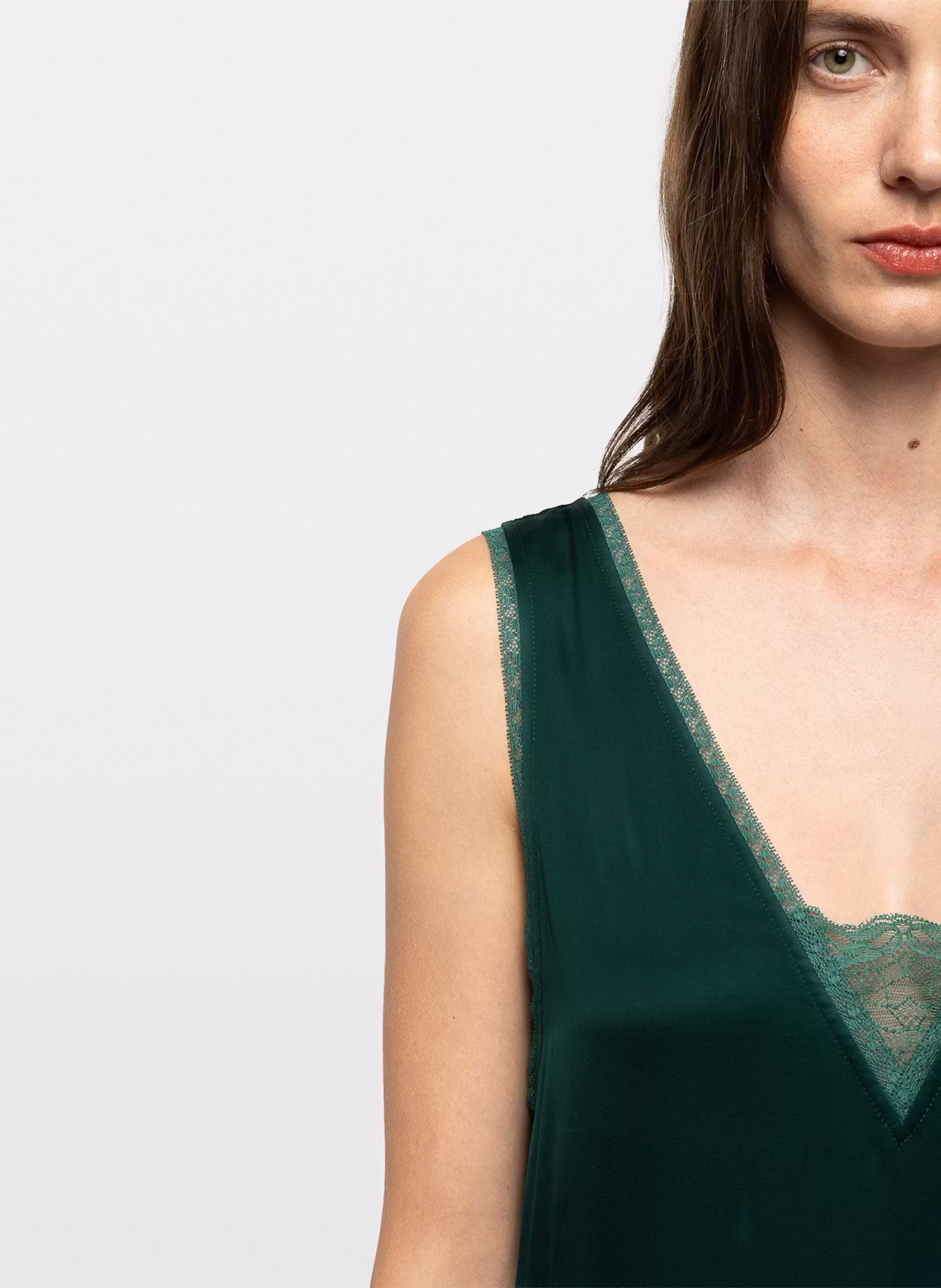 Long V-neck dress ZADIG&VOLTAIRE Green
