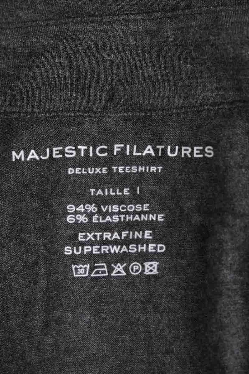 Polo shirt MAJESTIC FILATURES - SECONDE MAIN Grey