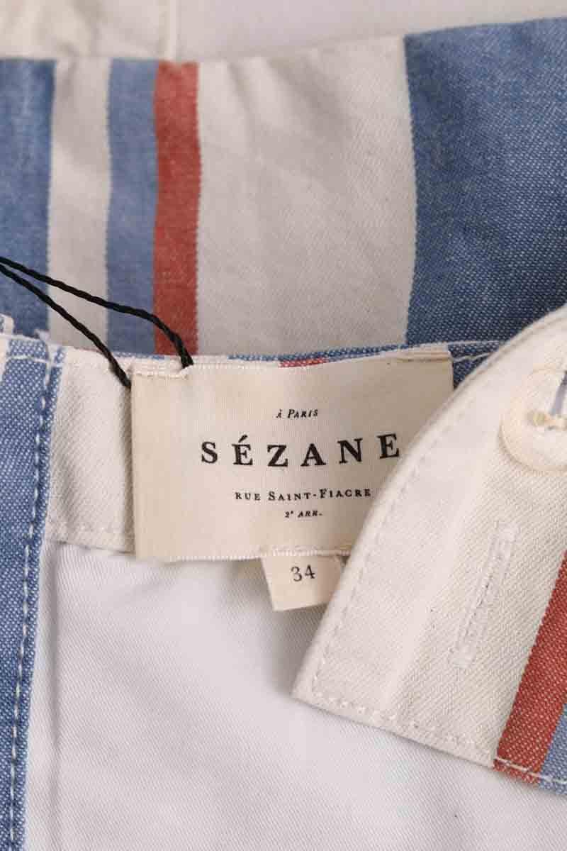Azawood sleeveless top SEZANE - Seconde main Multicolored