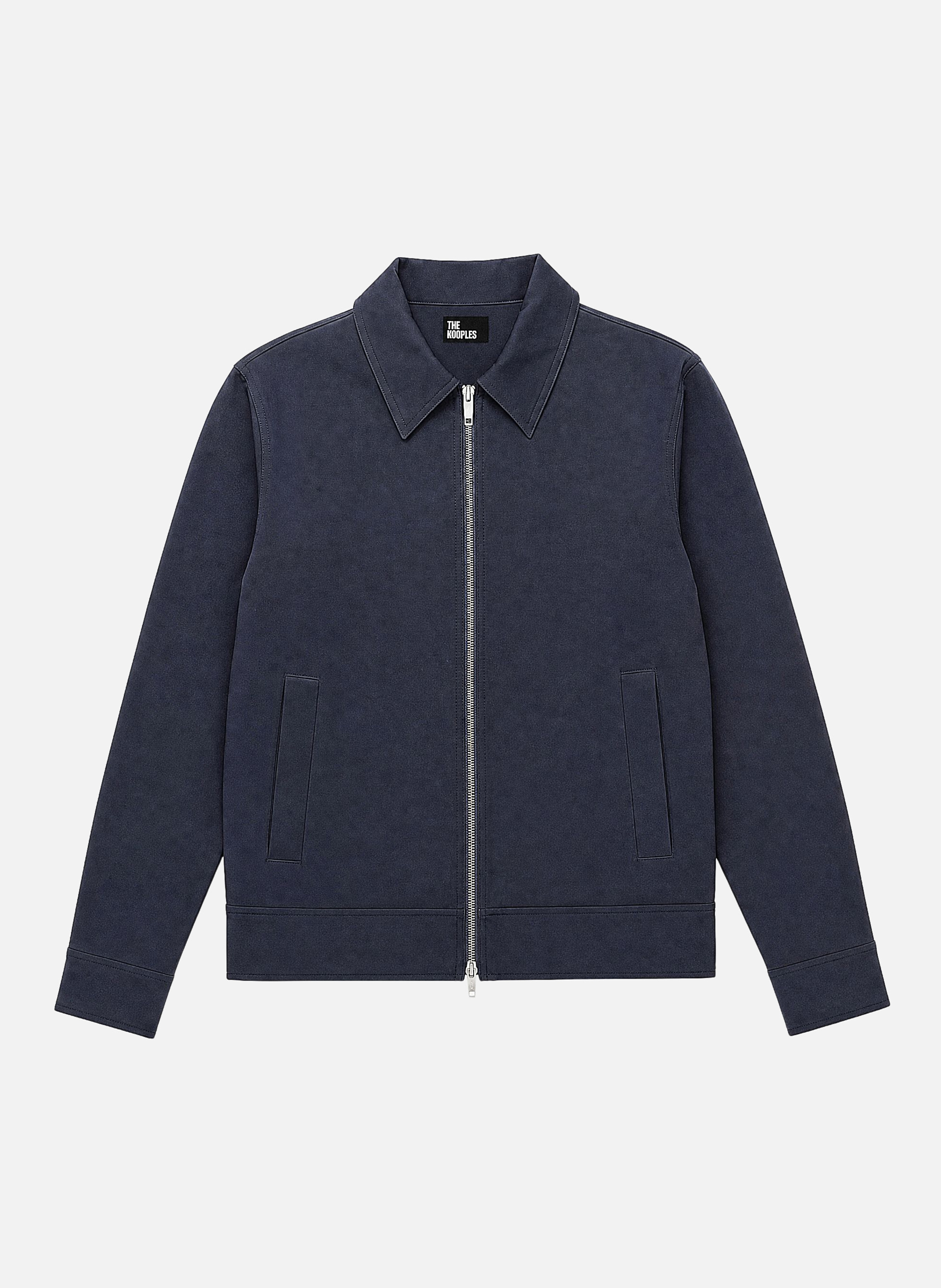 Straight zip-up jacket THE KOOPLES Blue