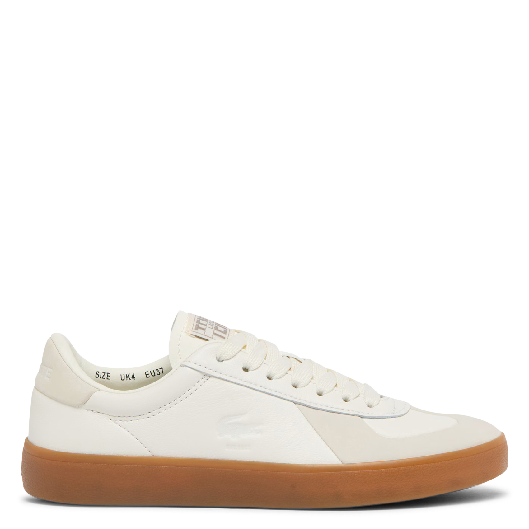 Baskets basses en cuir LACOSTE Blanc