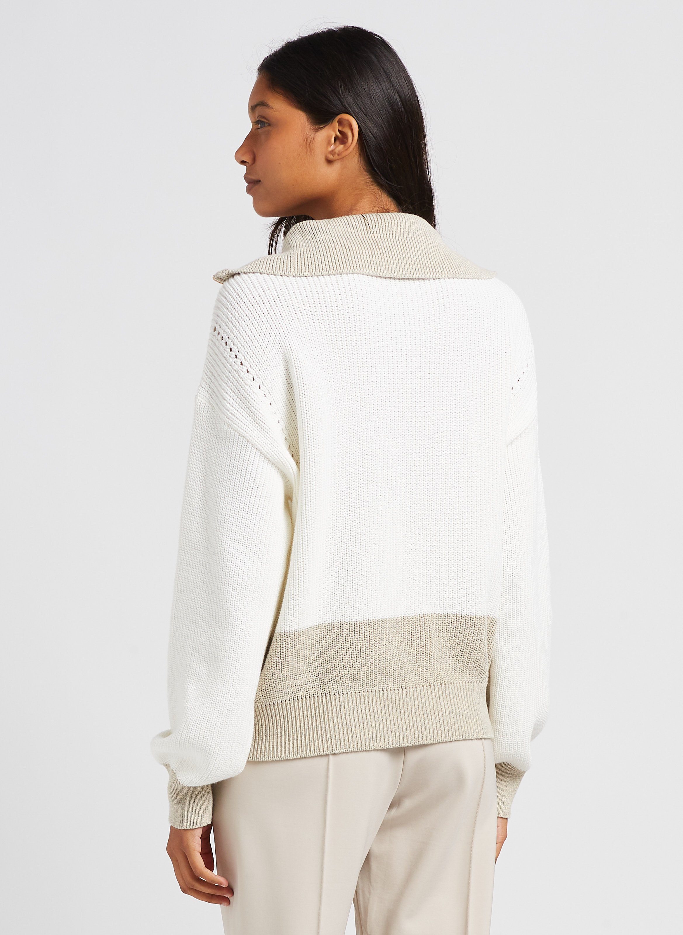 Herren Strickjacke Mit Reißverschluss - Trachtenjanker Aus Baumwolle | Stehkragen Cardigan