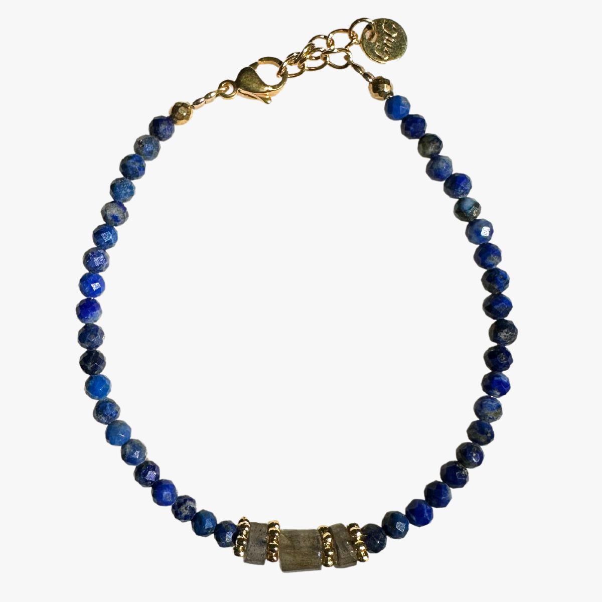 Lapis lazuli bracelet GINANDGER Blue