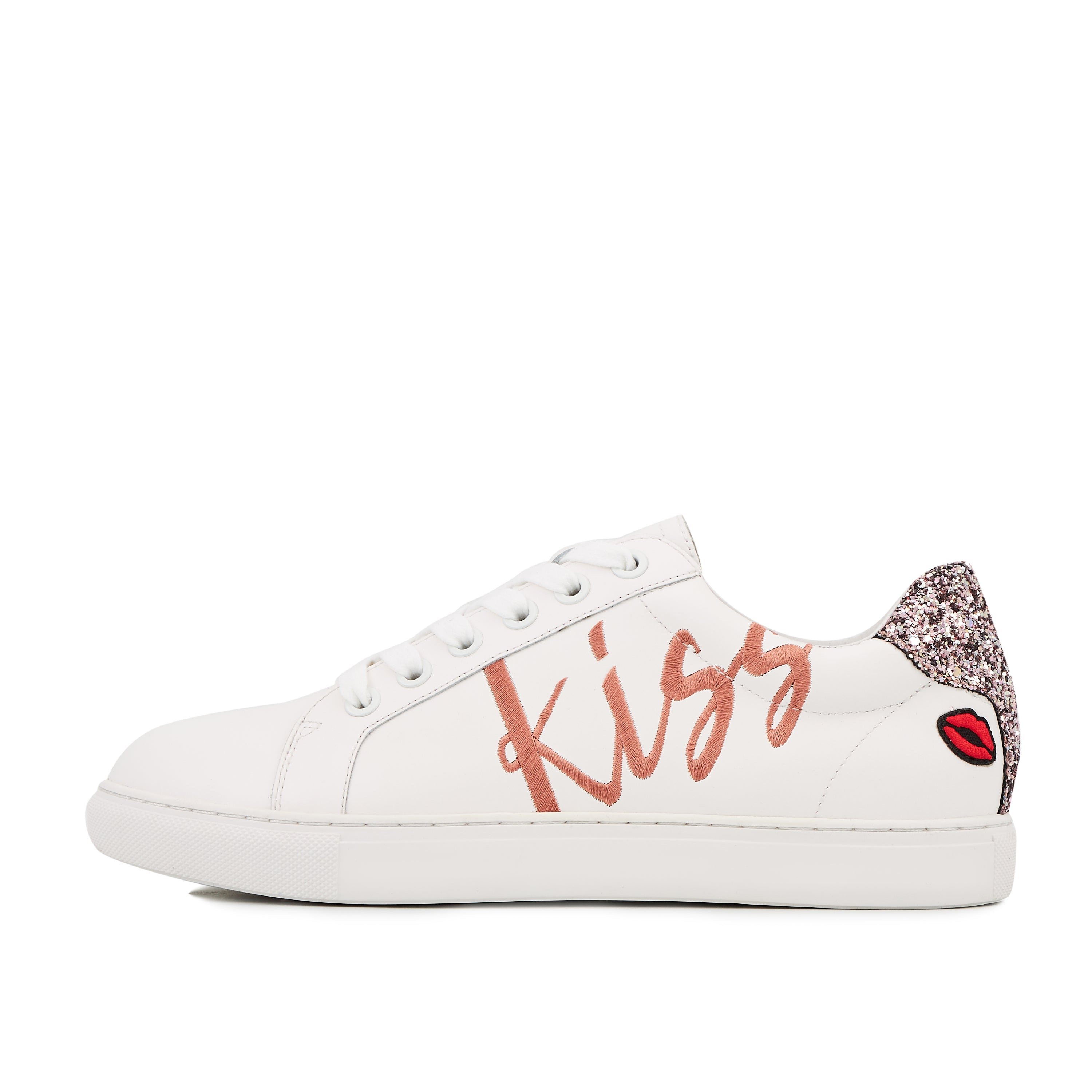 Leather sneakers BONS BAISERS PARIS White