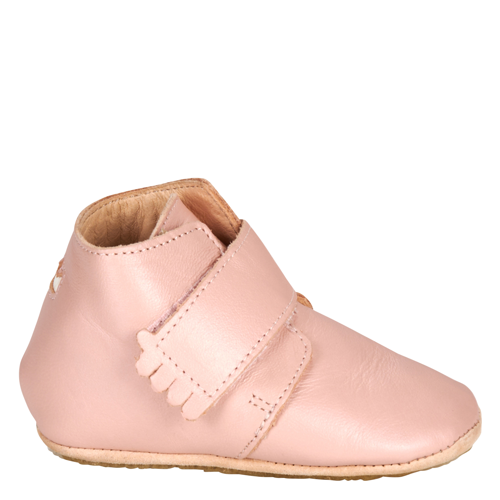 Chaussons en cuir EASY PEASY Rose