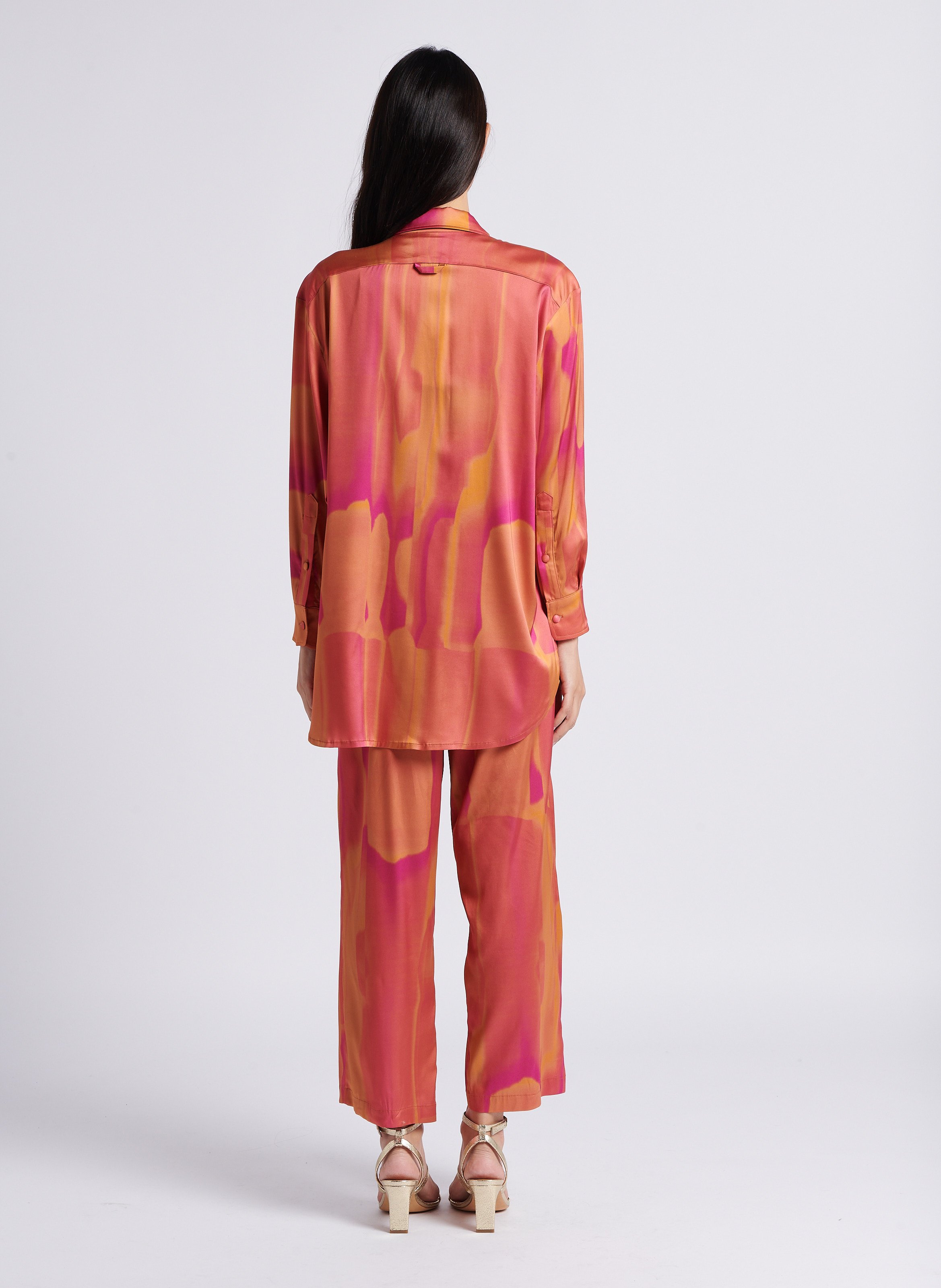 Wide-leg printed pants FETE IMPERIALE Multicolored