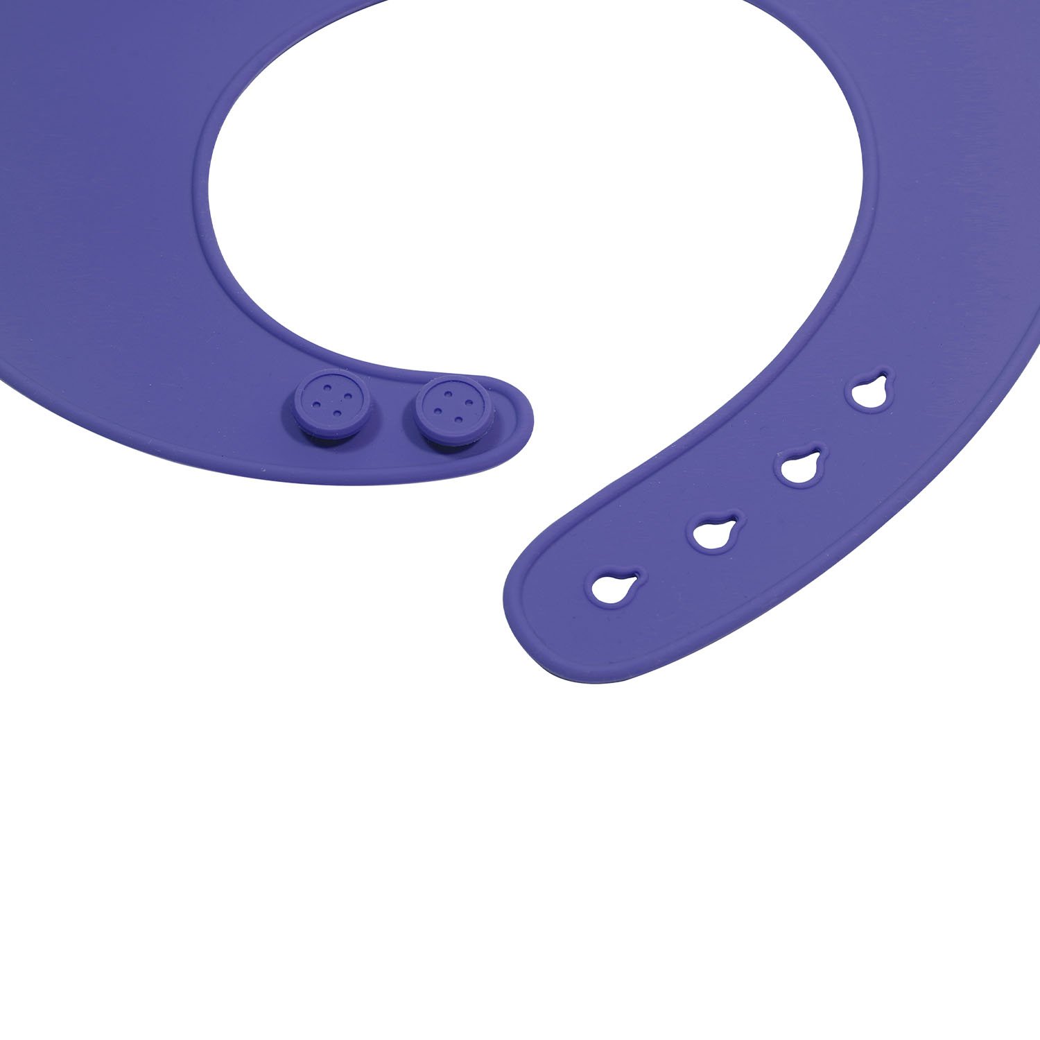 Silicone baby bib KINDSGUT Purple