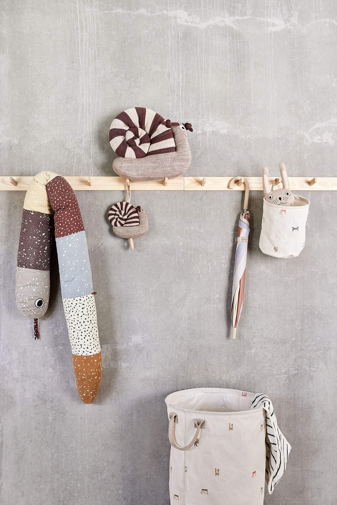 Laundry basket OYOY LIVING DESIGN White