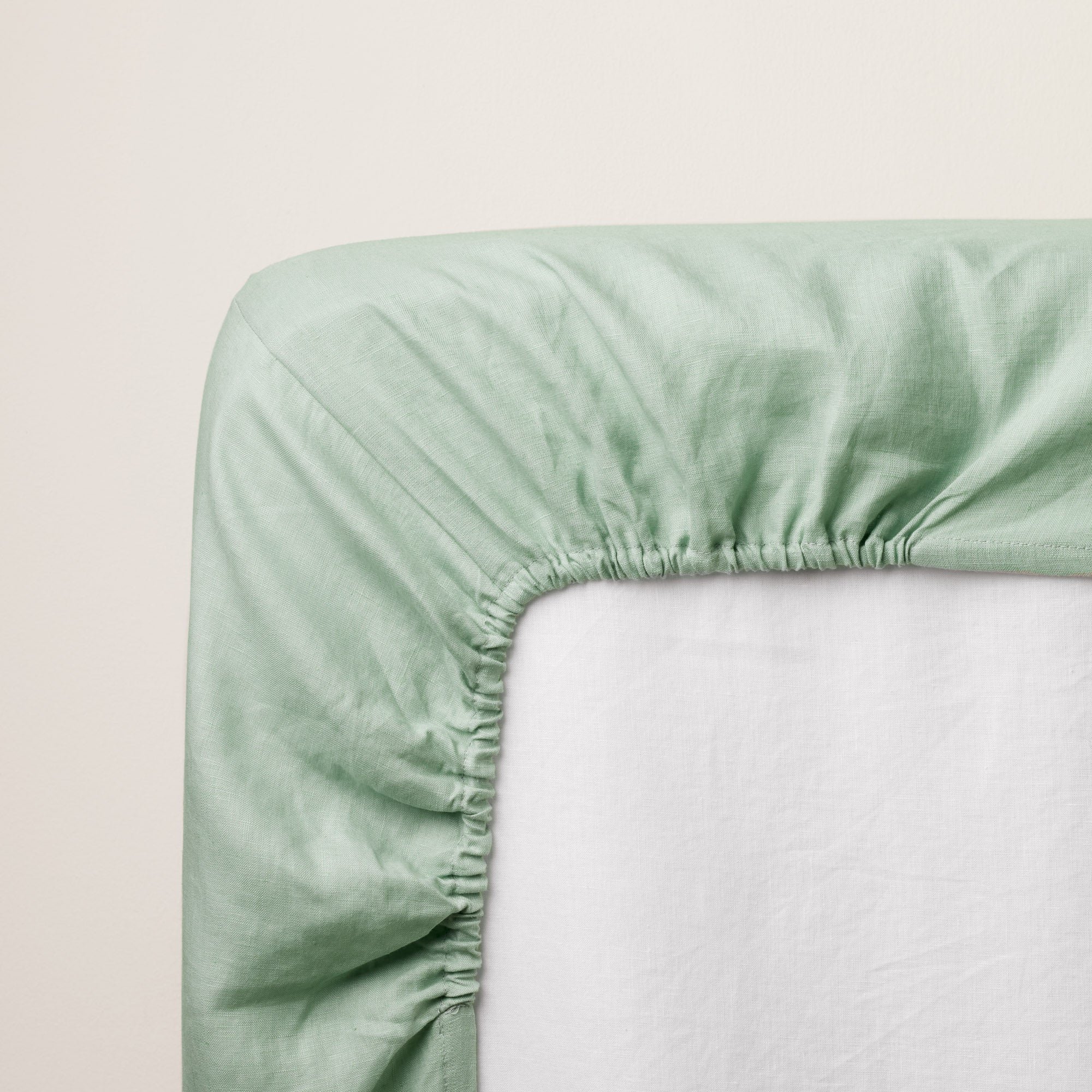 LOU - Cotton fitted sheet MADURA Green