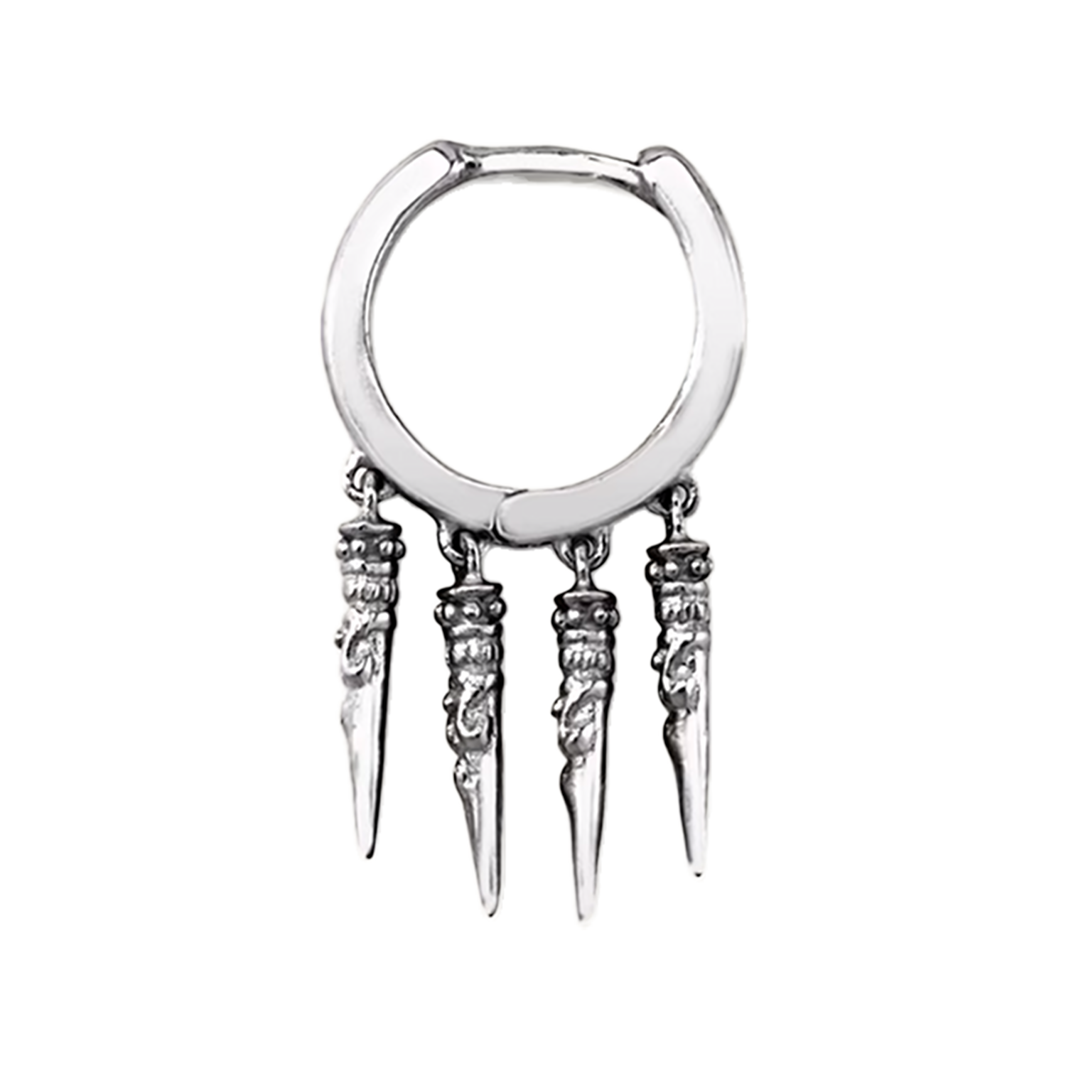 Créole percée fantaisie BA&SH Argent