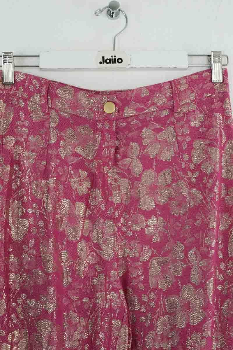 Pantalon droit rose MODETROTTER - Seconde Main Rose