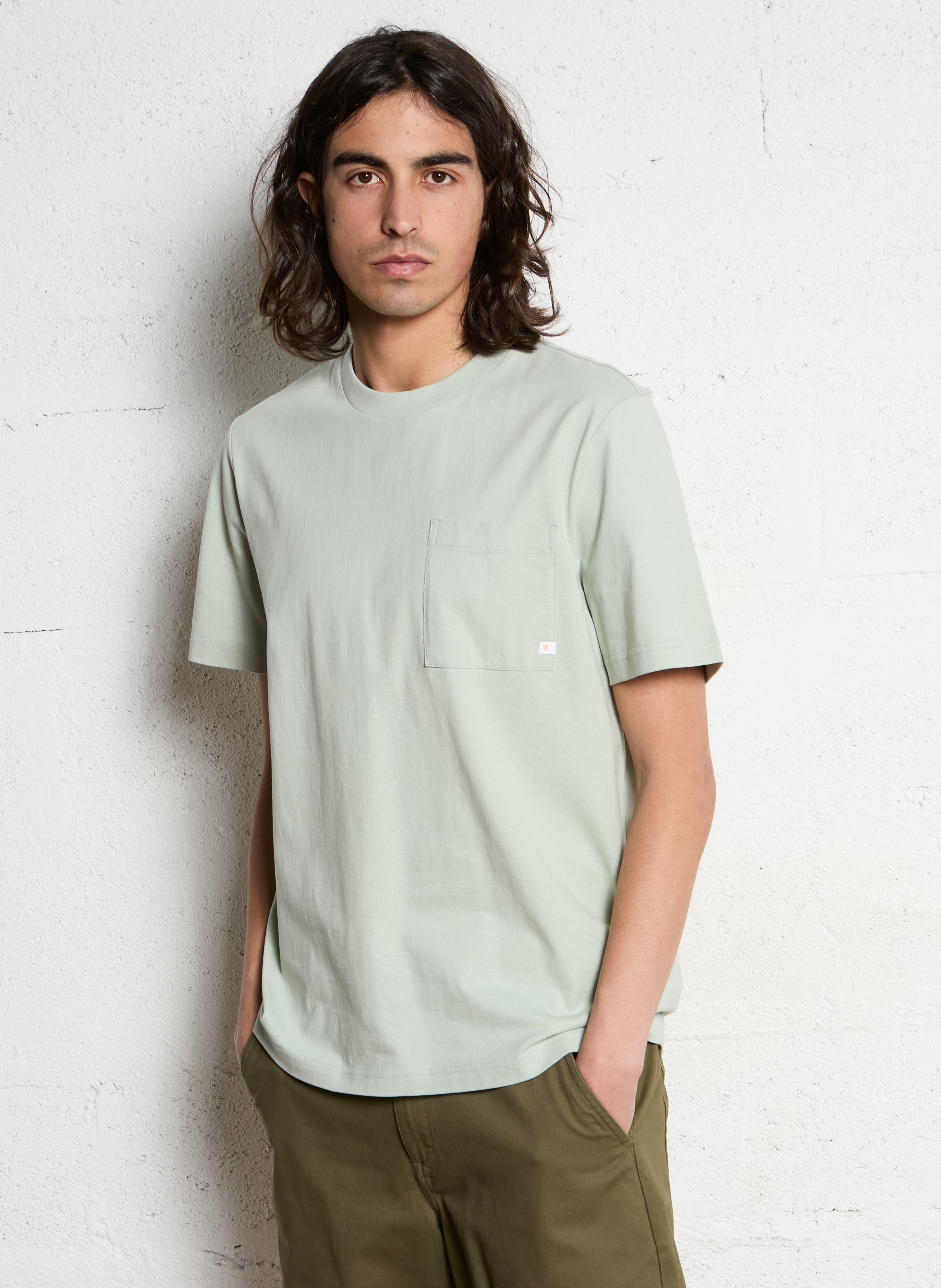 Organic cotton round-neck T-shirt FARAH