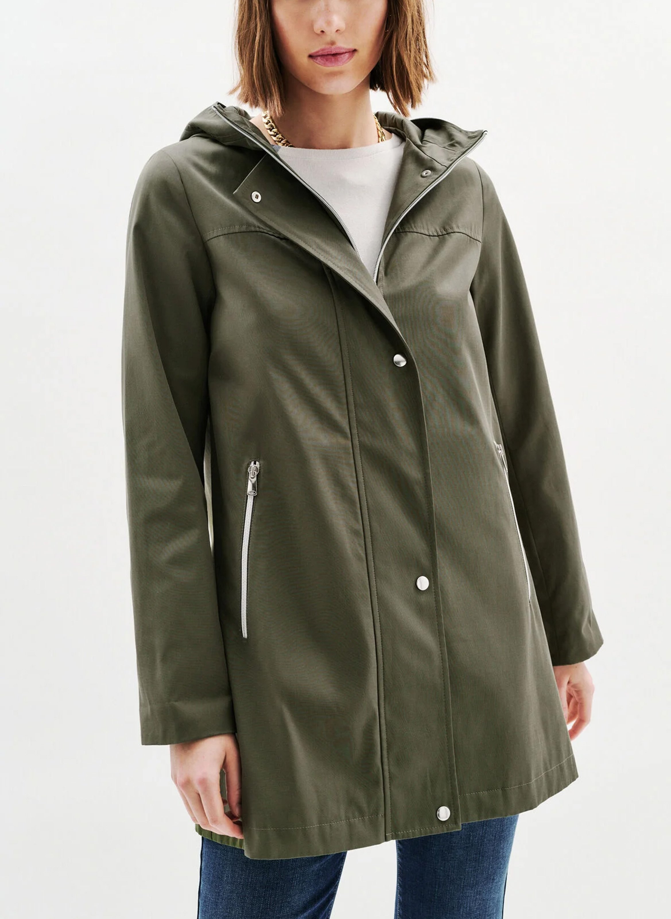 Parka à capuche CAROLL Vert