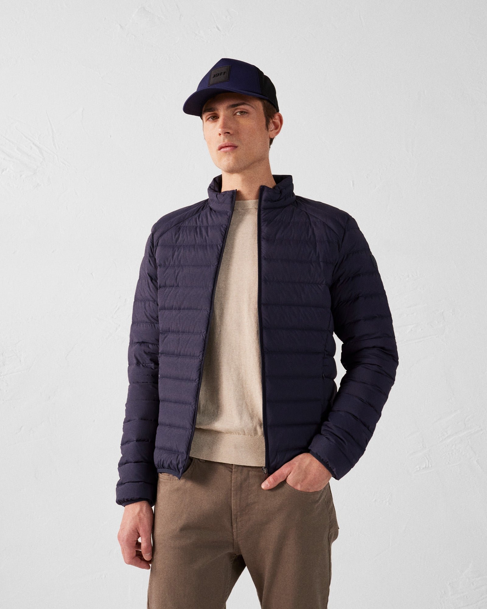 Stretch light down jacket Aragon JOTT Blue