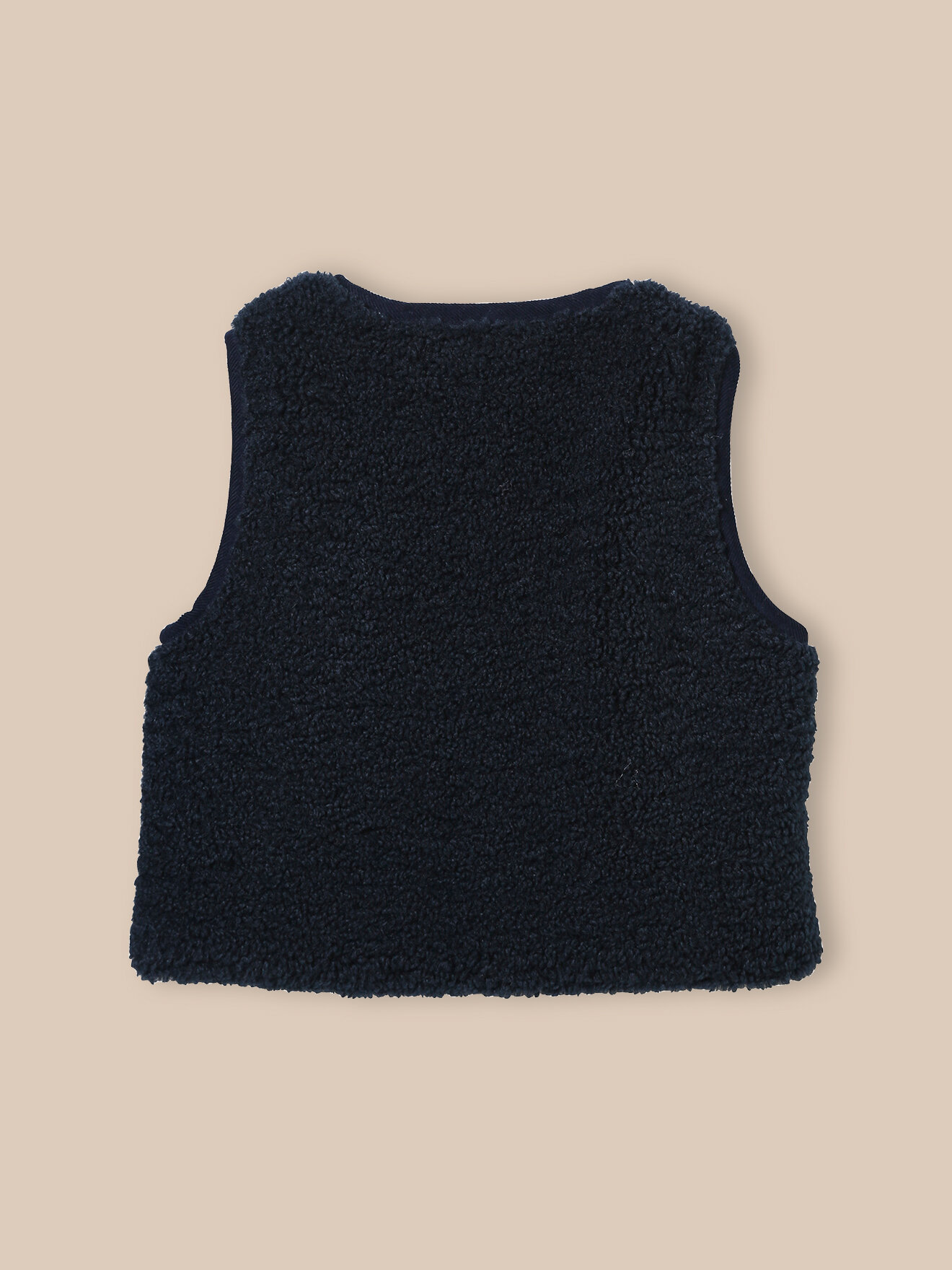 Sleeveless sherpa jacket CYRILLUS Blue