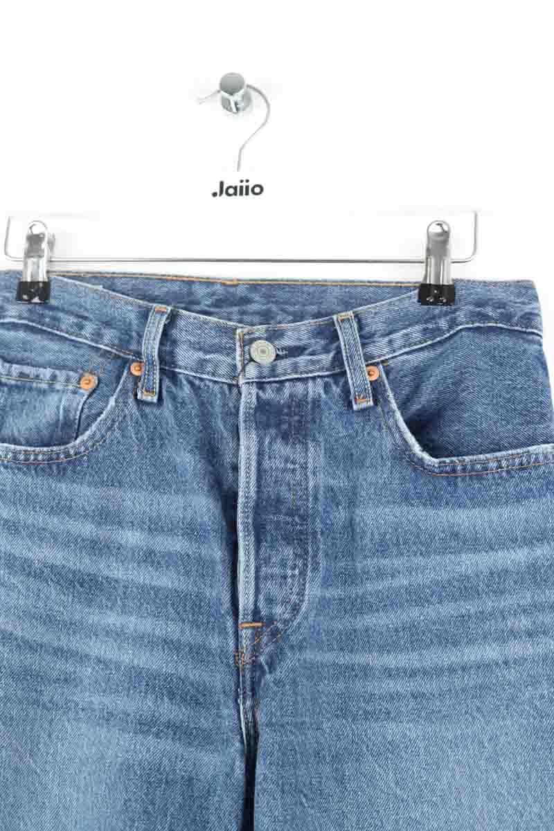 501? straight cotton jeans LEVI'S - Seconde main Blue