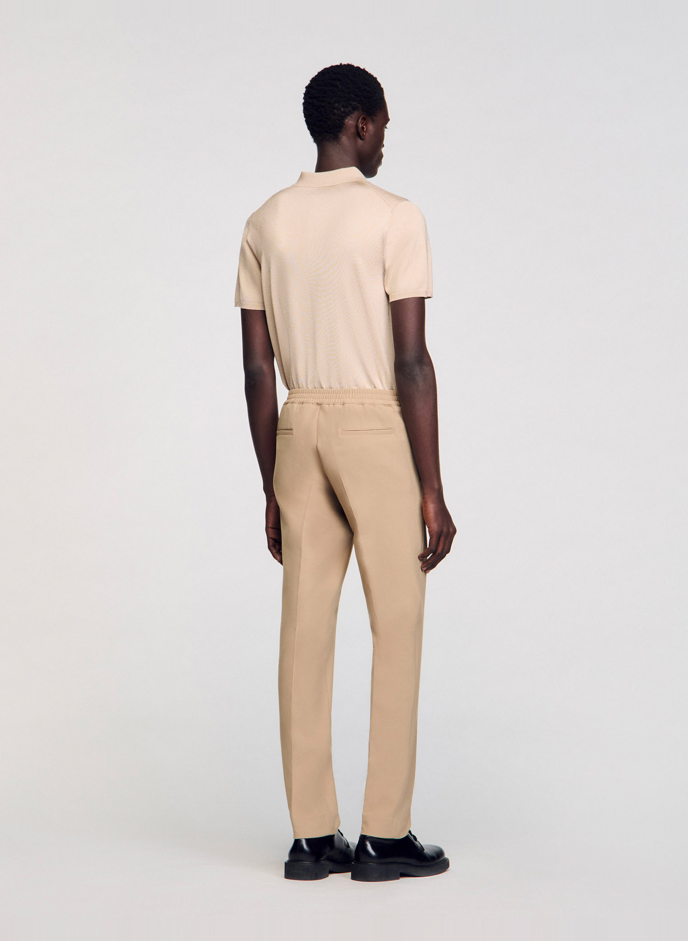 Pantalon droit  Beige
