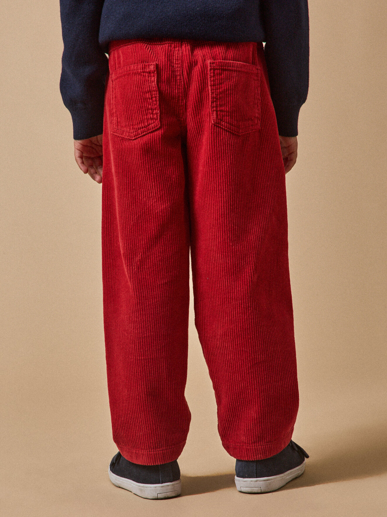 Relaxed corduroy pants CYRILLUS Red