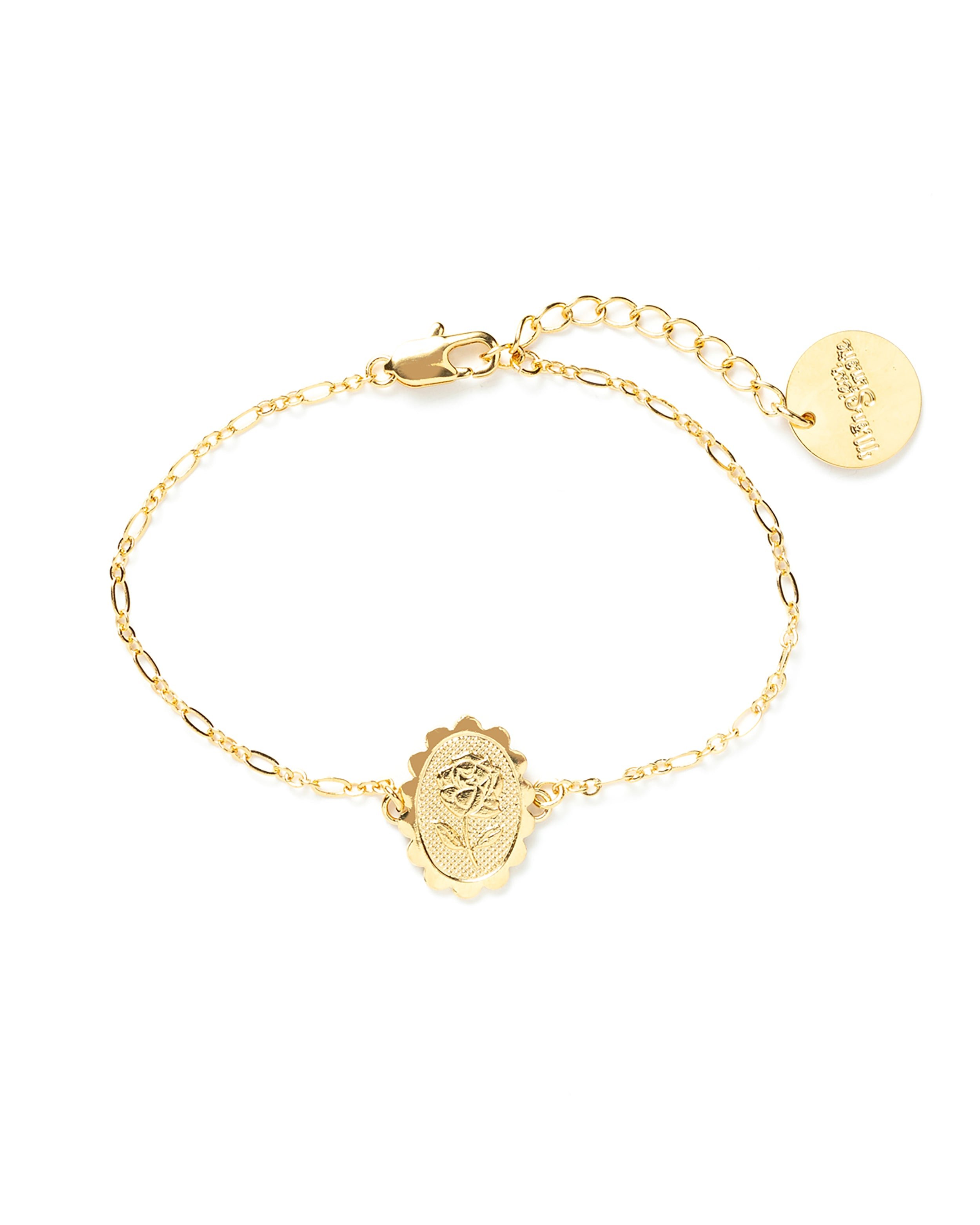 THÉIA - fine gold-plated flower bracelet MONSIEUR SIMONE