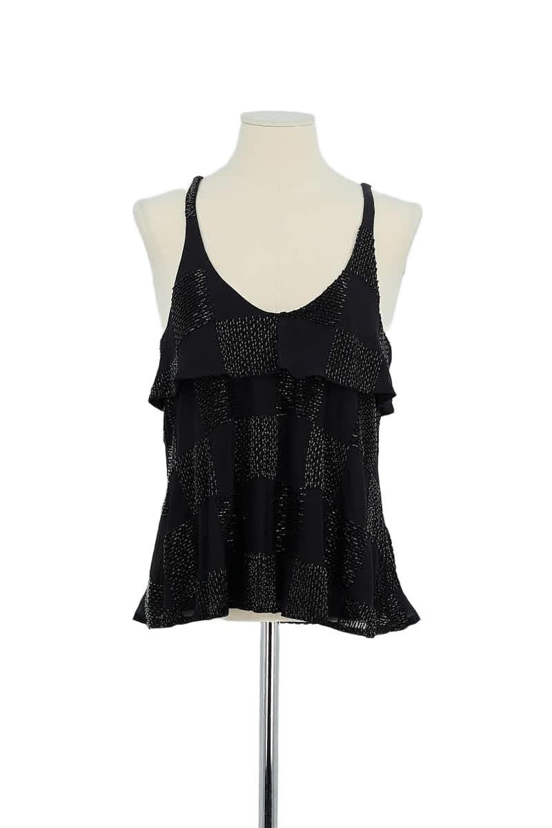 Azawood sleeveless top ARMANI - SECONDE MAIN Black