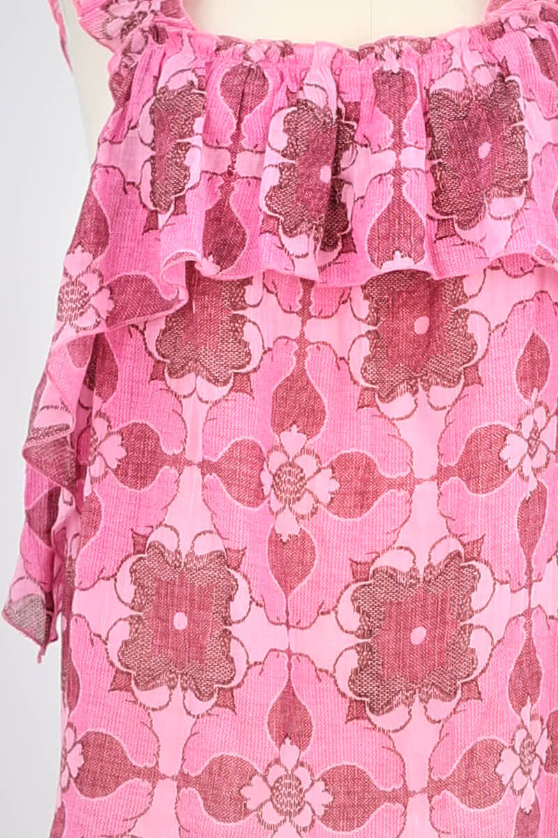 Azawood sleeveless top ANTIK BATIK - Seconde Main Pink